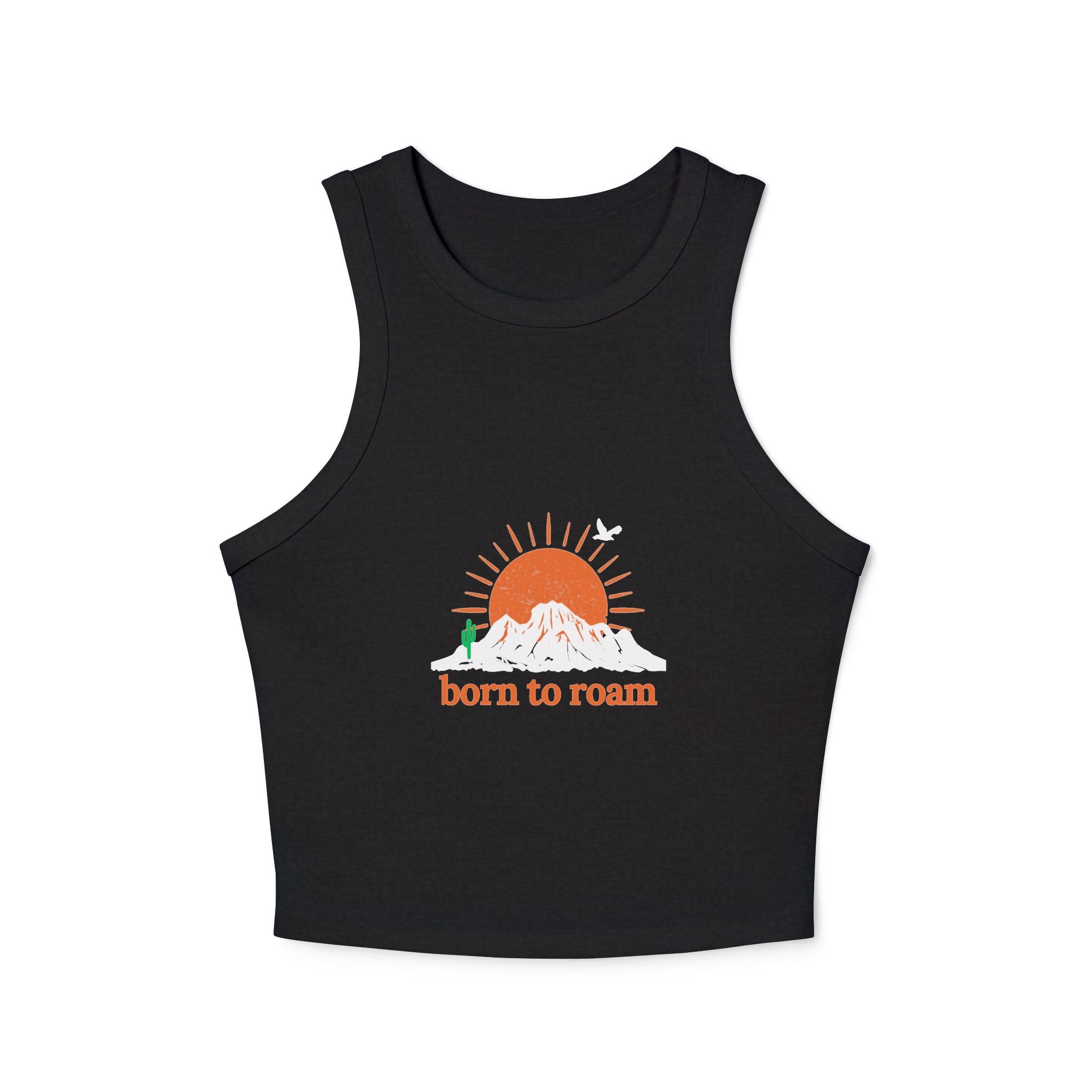 Born to Roam sunset mountain tank