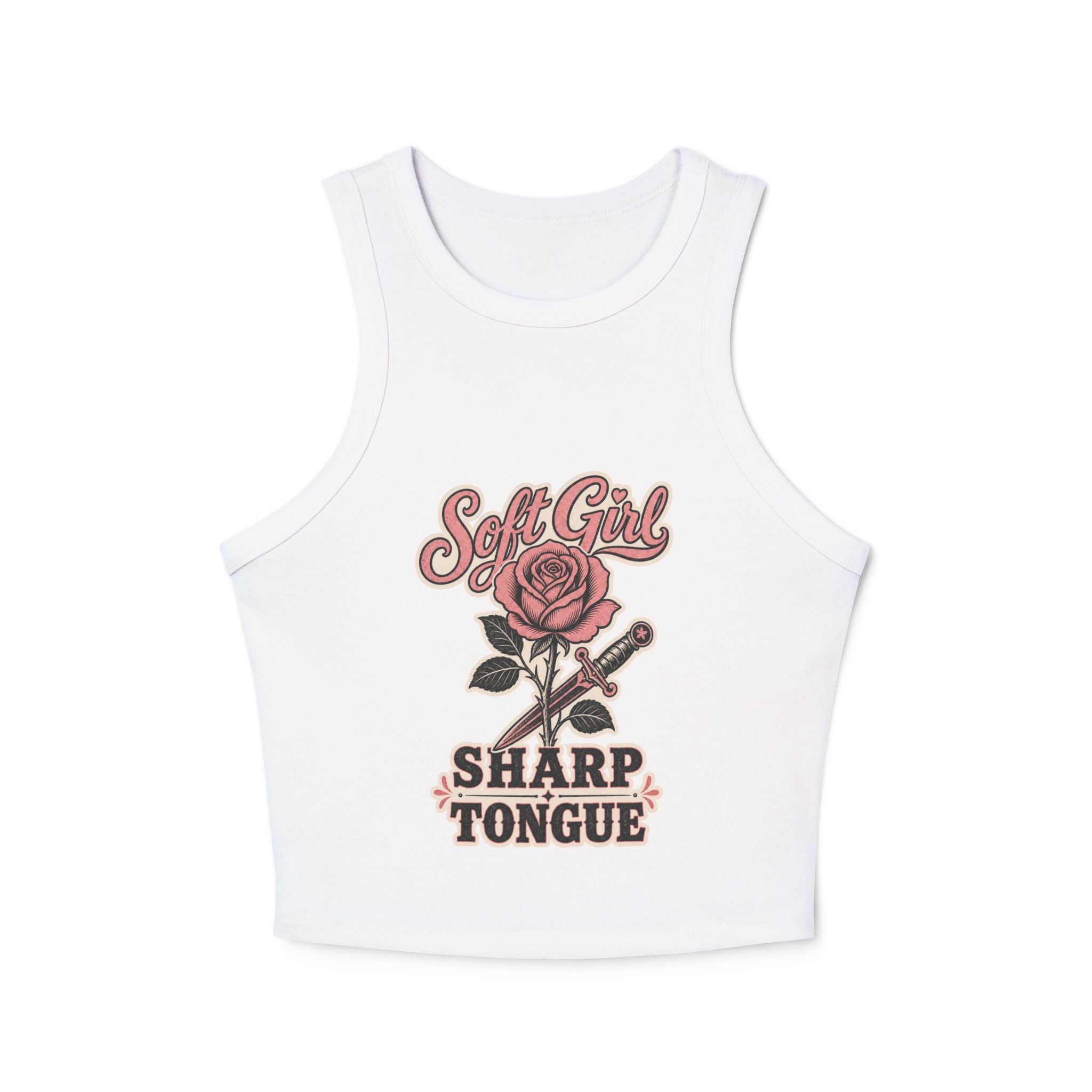 Soft Girl, Sharp Tongue Tank Top