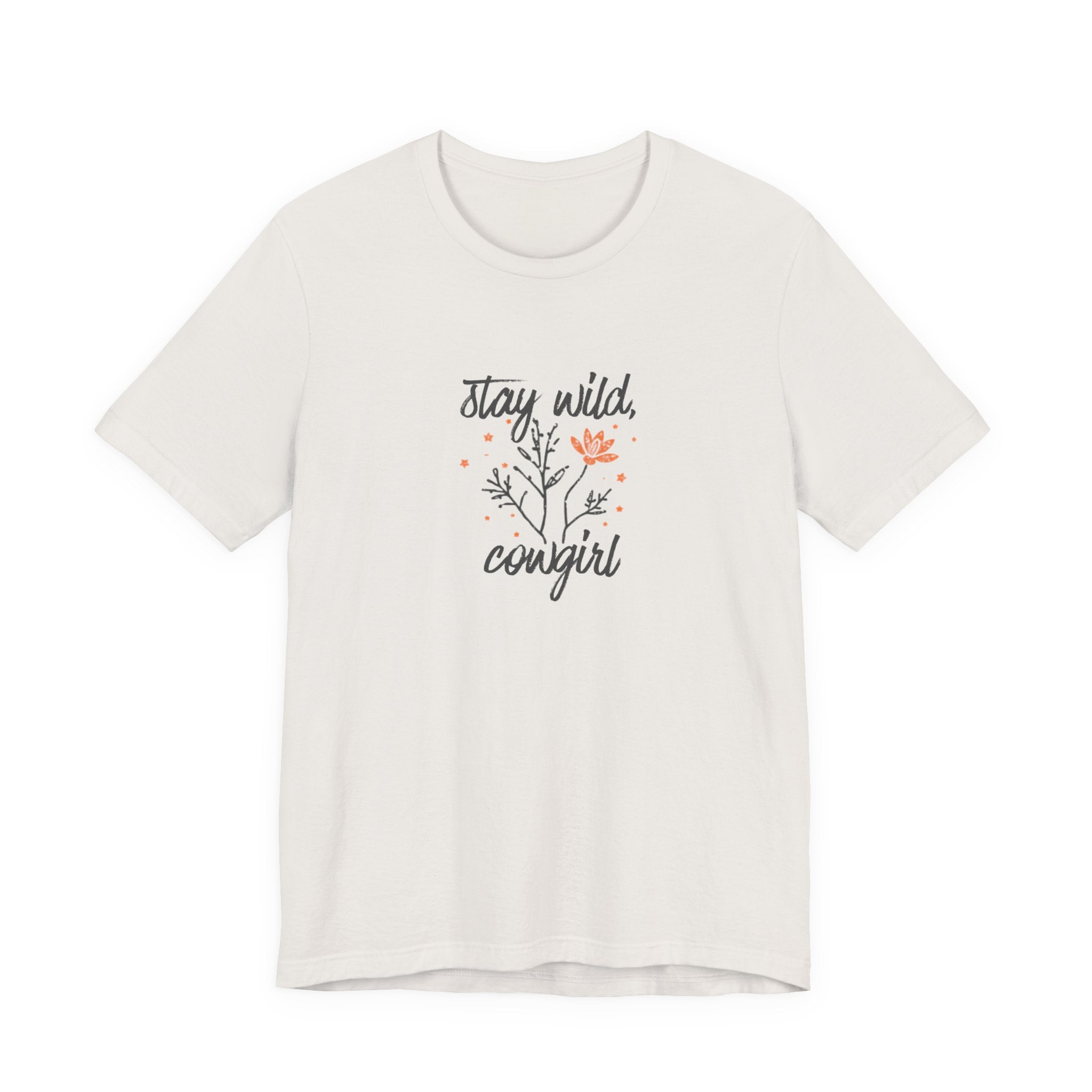 Stay Wild Cowgirl Shirt, Retro Western Graphic Tee Women, Boho Cowgirl Gift, Wildflower T-Shirt, Country Statement Tee