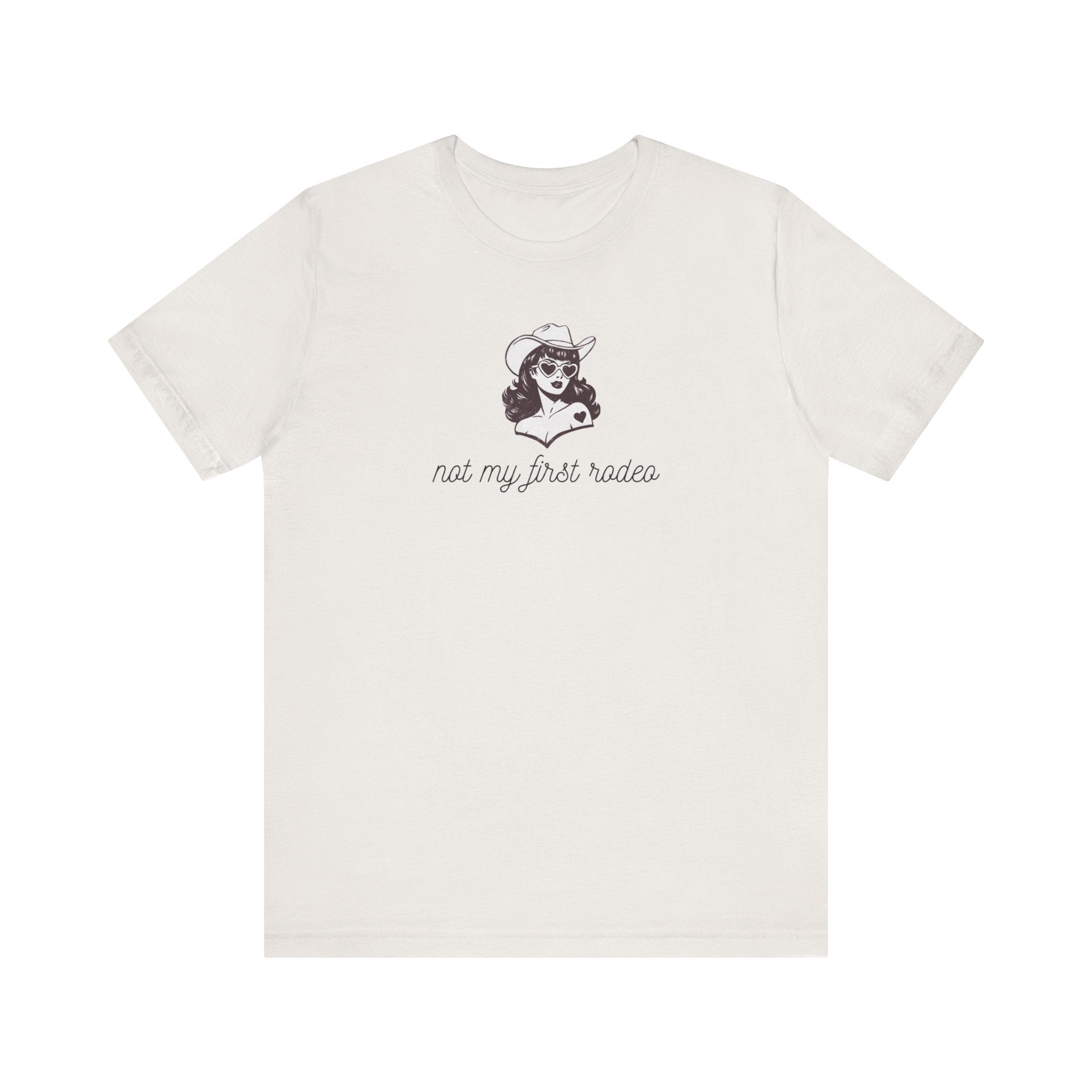 Not My First Rodeo Shirt, Retro Cowgirl Graphic Tee Women, Western Gift for Her, Country T-Shirt, Sassy Cowgirl Tee