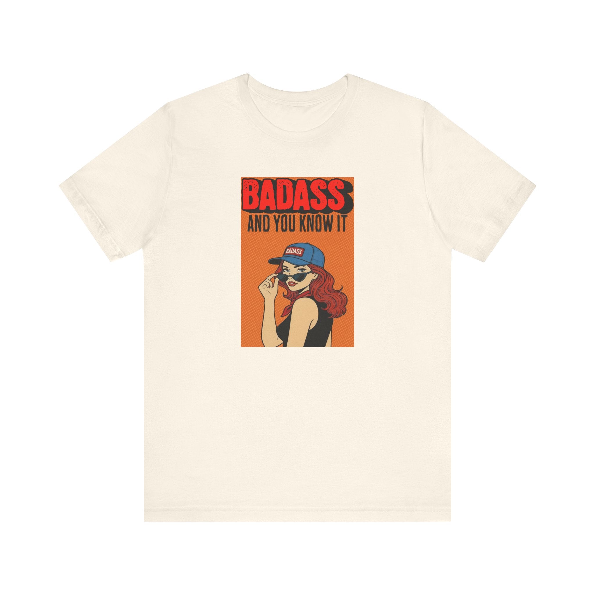Badass And You Know It Shirt, Retro Pop Art Comic Tee Women, Sassy Cowgirl Gift for Her, Funny Confident T-Shirt