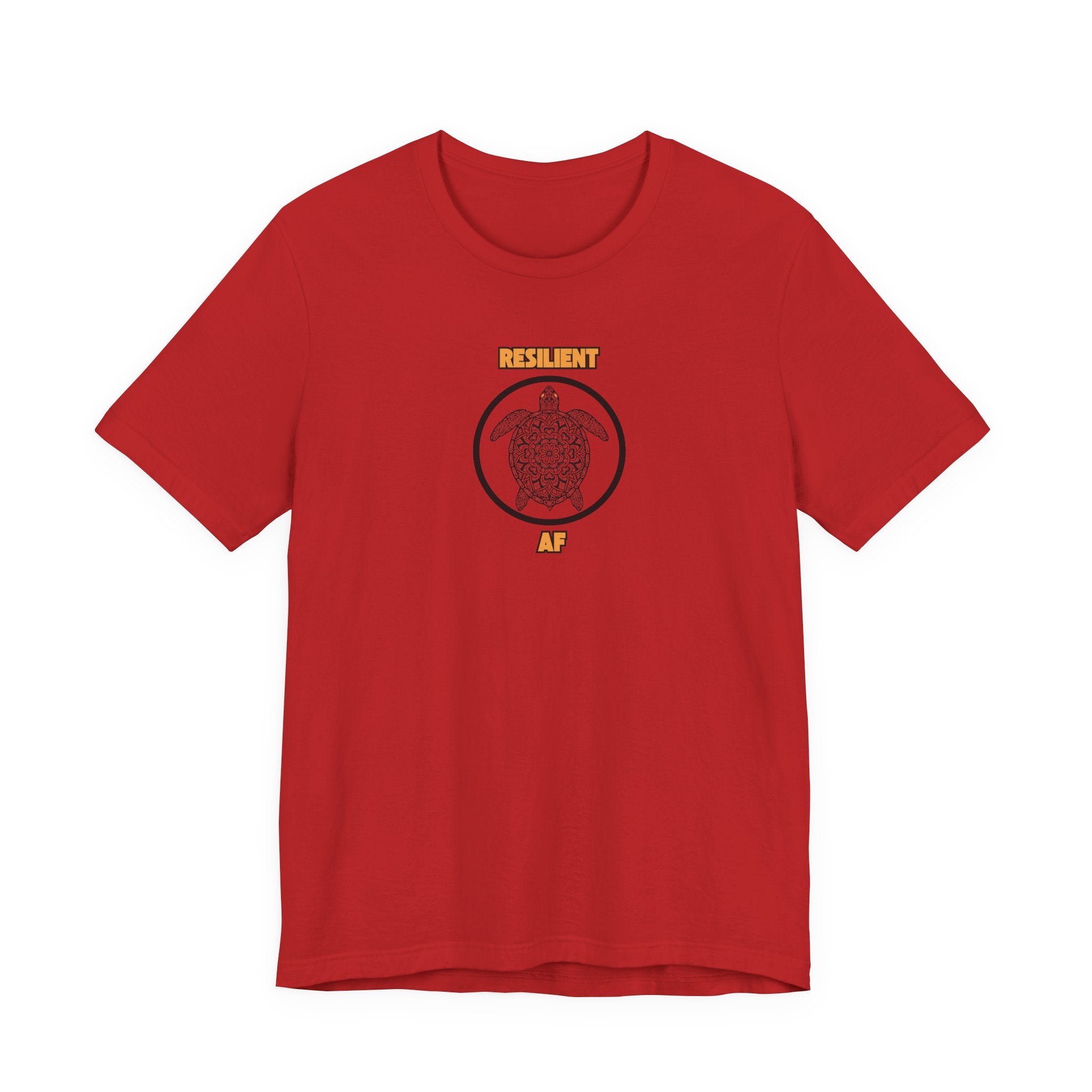 Resilient AF Shirt, Turtle Graphic Tee Women, Resilience Gift for Her, Strong Woman T-Shirt, Empowerment Tee