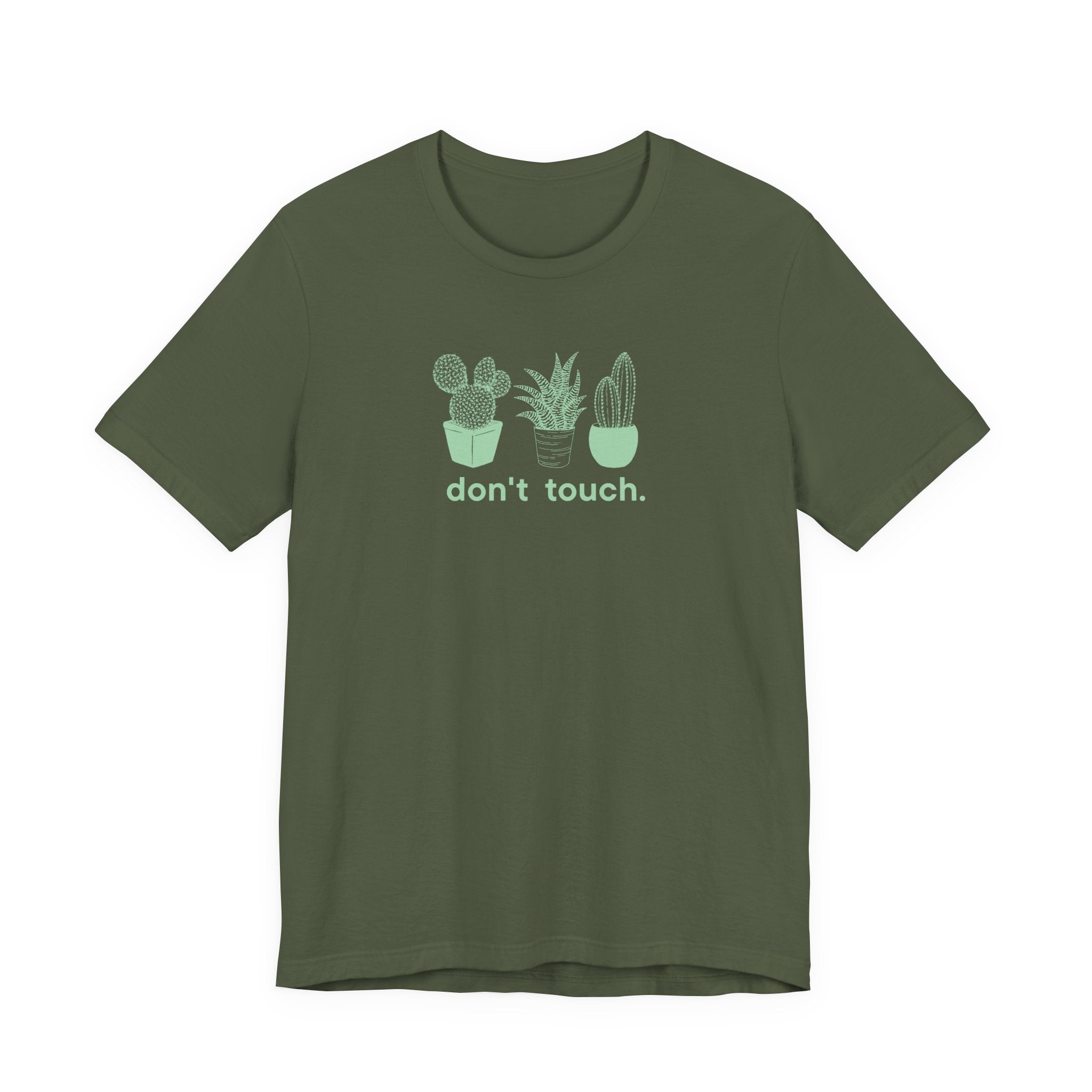 Don't Touch Shirt, Funny Cactus Plant Graphic Tee Women, Sassy Gift for Her, Introvert T-Shirt, Plant Lover Tee