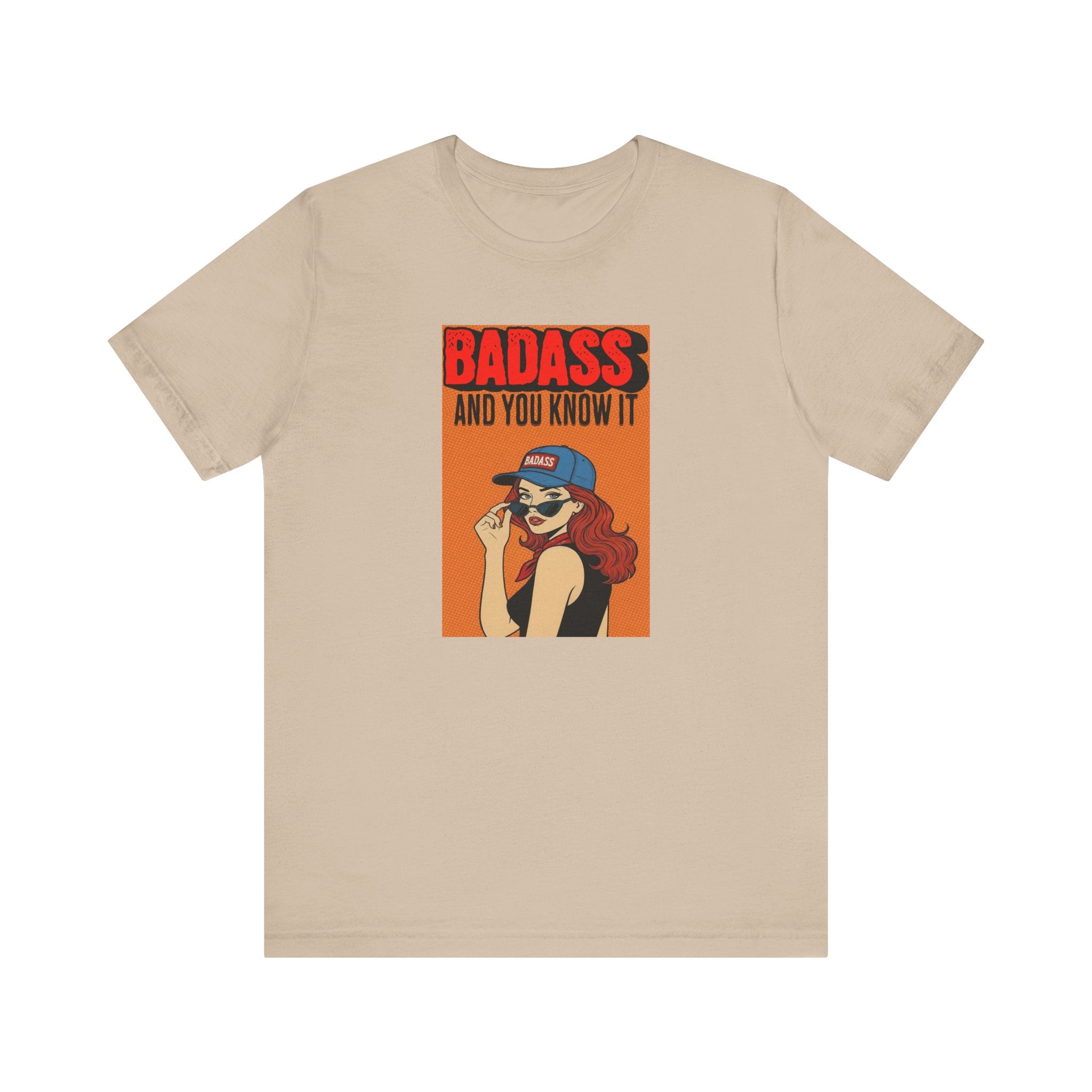 Badass And You Know It Shirt, Retro Pop Art Comic Tee Women, Sassy Cowgirl Gift for Her, Funny Confident T-Shirt