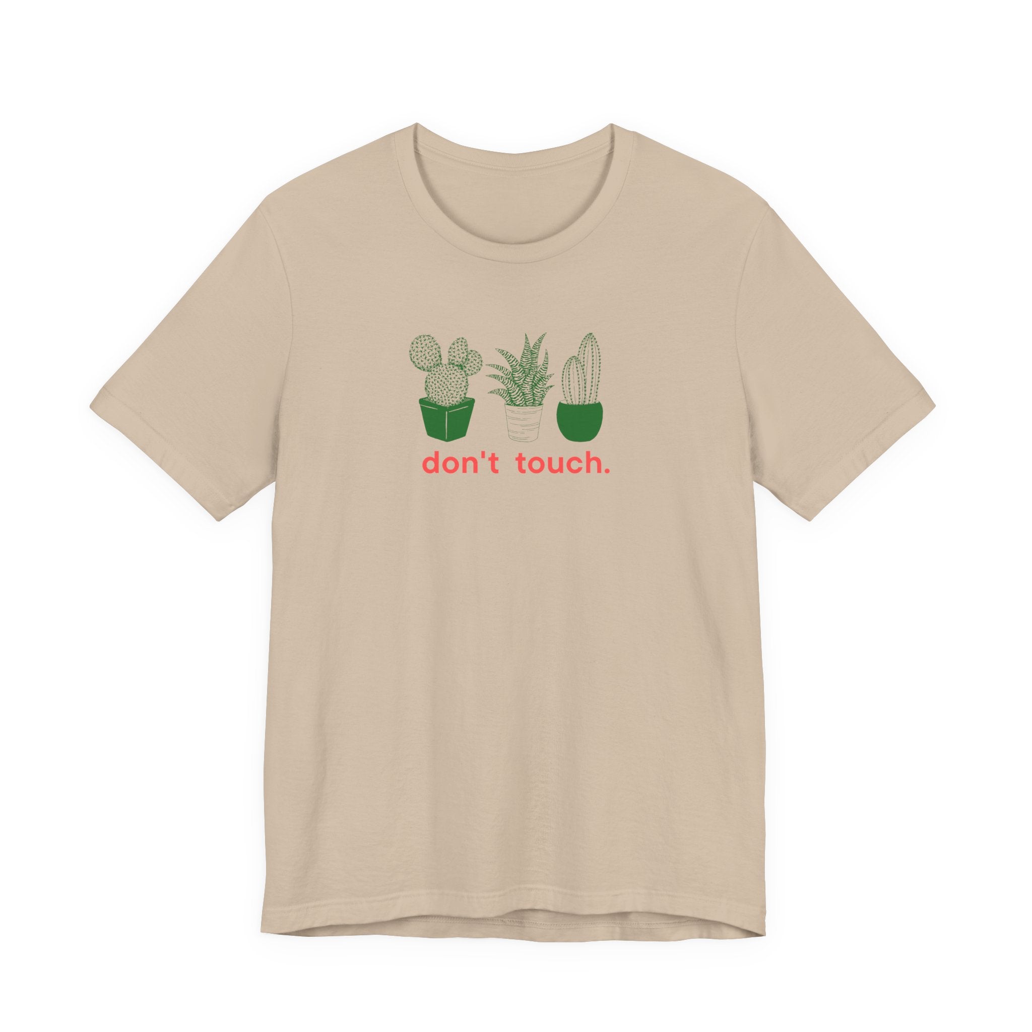 Don't Touch Shirt, Funny Cactus Plant Graphic Tee Women, Sassy Gift for Her, Introvert T-Shirt, Plant Lover Tee