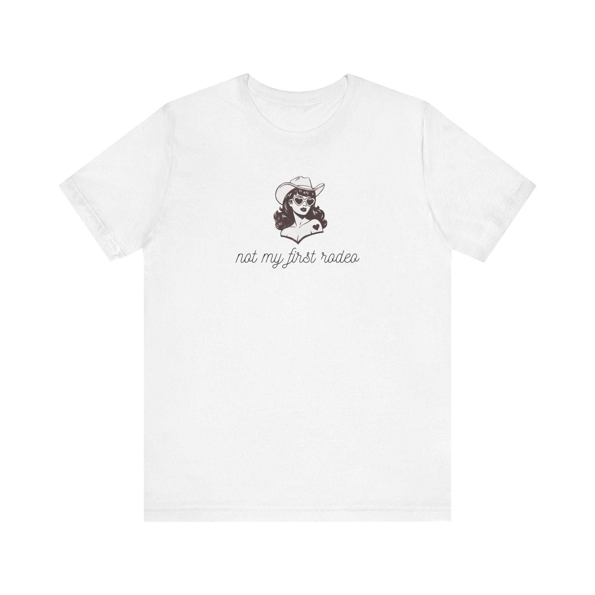 Not My First Rodeo Shirt, Retro Cowgirl Graphic Tee Women, Western Gift for Her, Country T-Shirt, Sassy Cowgirl Tee