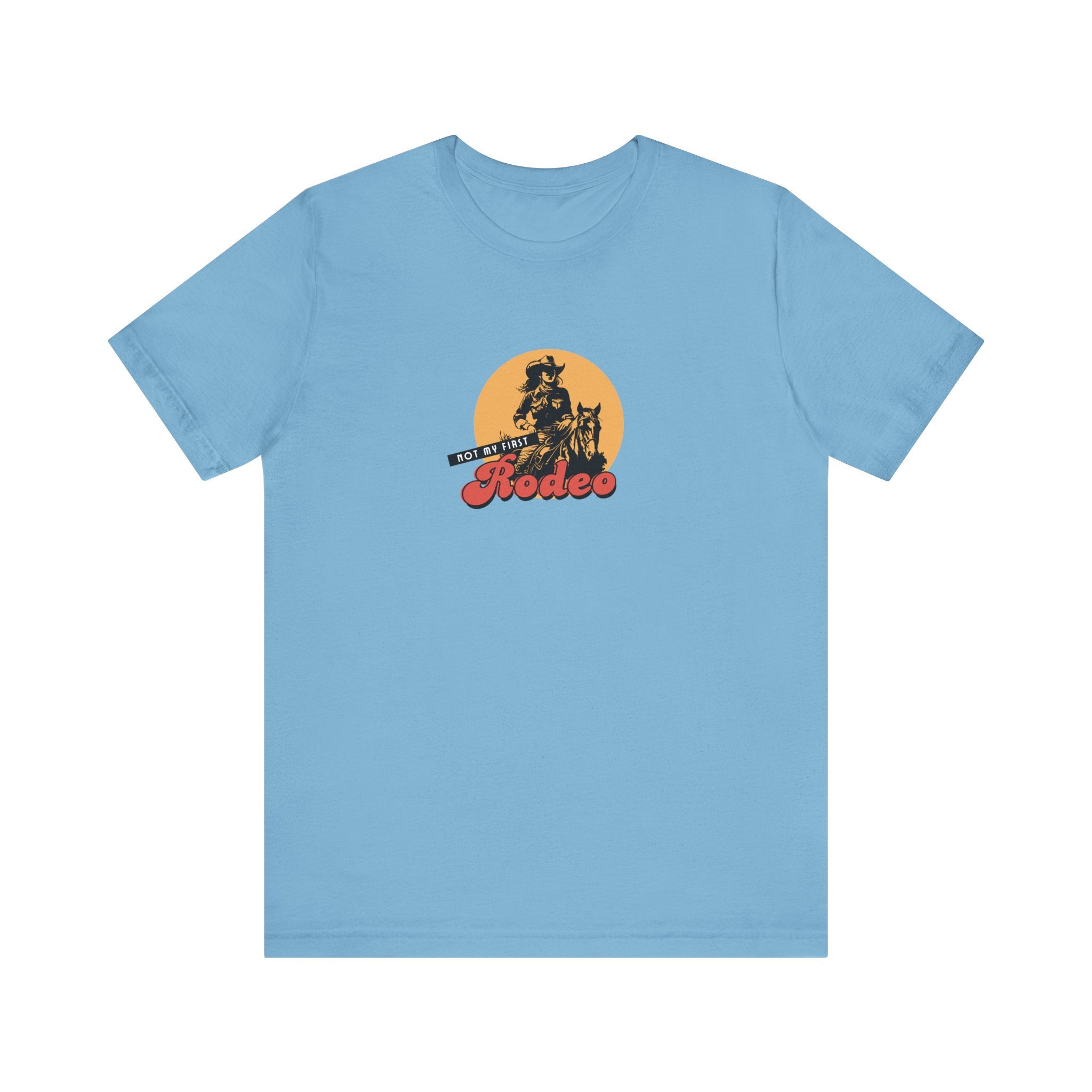 Not My First Rodeo Shirt, Retro Cowgirl Graphic Tee Women, Western Gift for Her, Country T-Shirt, Sassy Cowgirl Tee