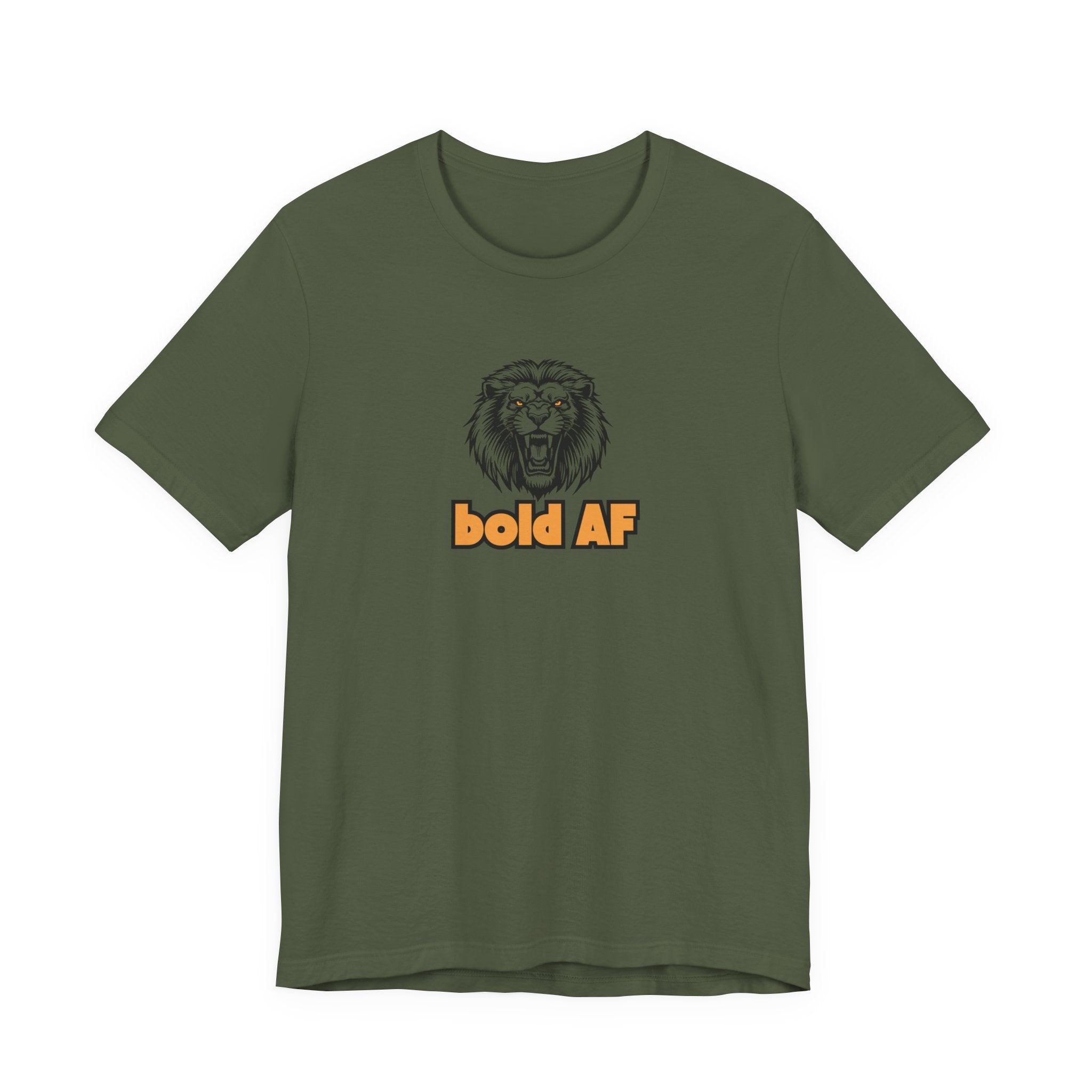 Bold AF Lion Shirt, Fierce Lion Graphic Tee for Women, Fearless Gift, Strong Woman T-Shirt, Empowerment Statement Tee