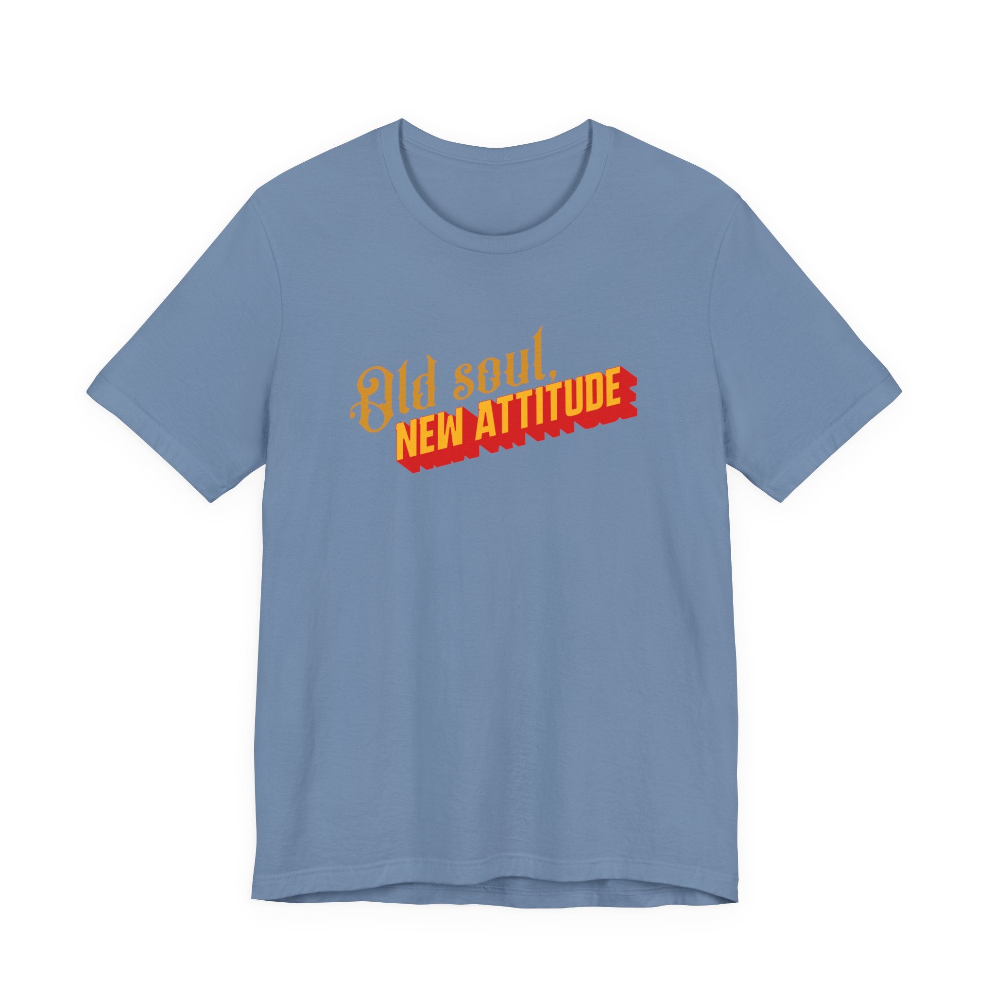 Old Soul New Attitude Shirt, Retro Gothic Graphic Tee Women, Boho Gift for Her, Vintage Vibe T-Shirt, Statement Tee
