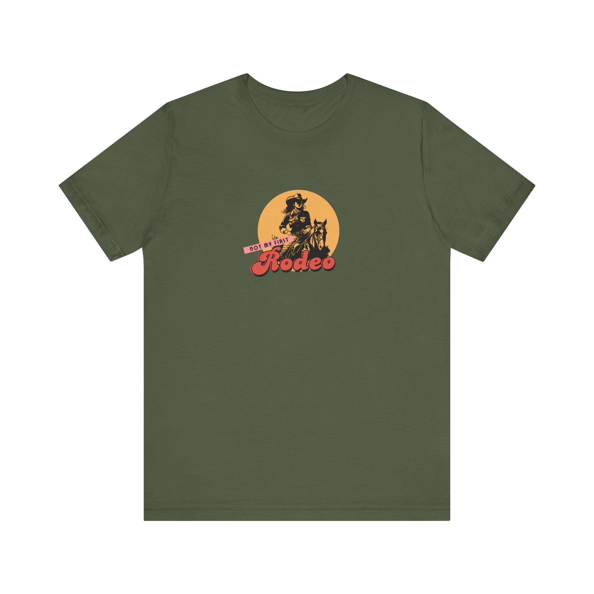 Not My First Rodeo Shirt, Retro Cowgirl Graphic Tee Women, Western Gift for Her, Country T-Shirt, Sassy Cowgirl Tee