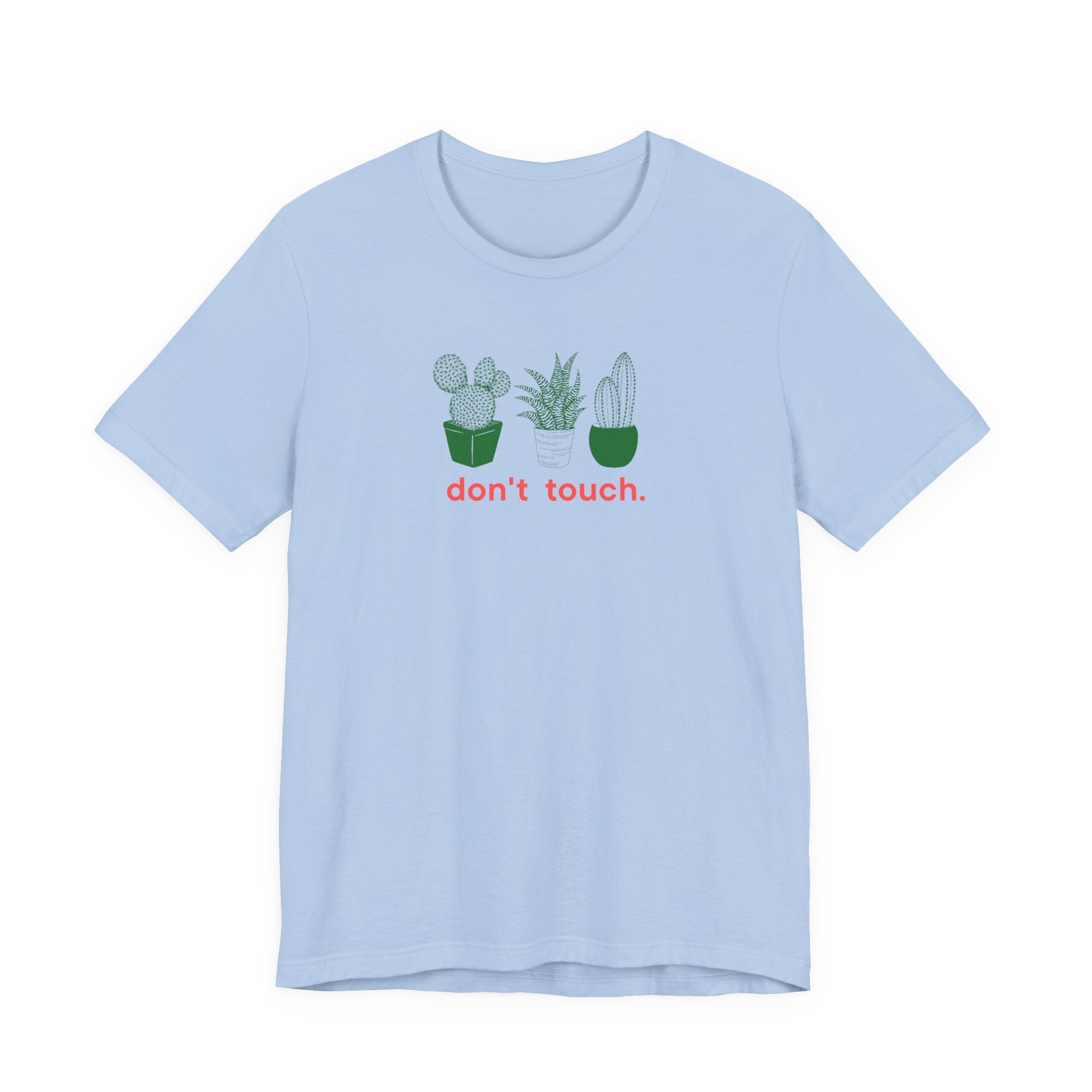 Don't Touch Shirt, Funny Cactus Plant Graphic Tee Women, Sassy Gift for Her, Introvert T-Shirt, Plant Lover Tee