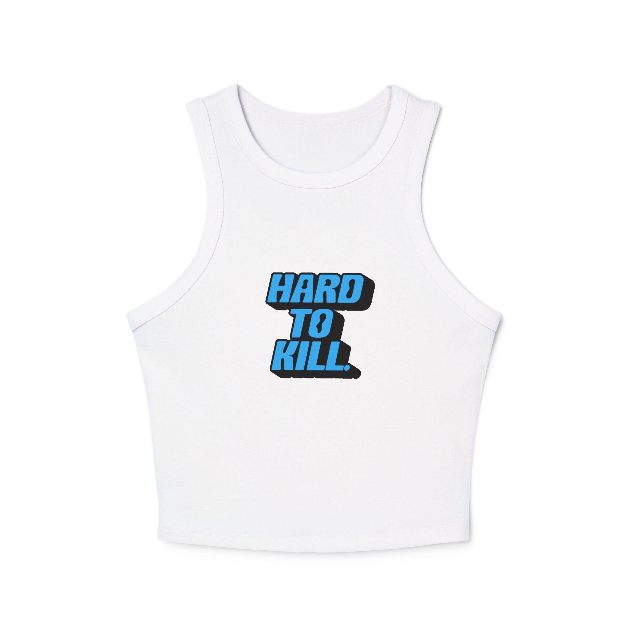 Hard To Kill Tank Top (Blue on Black)