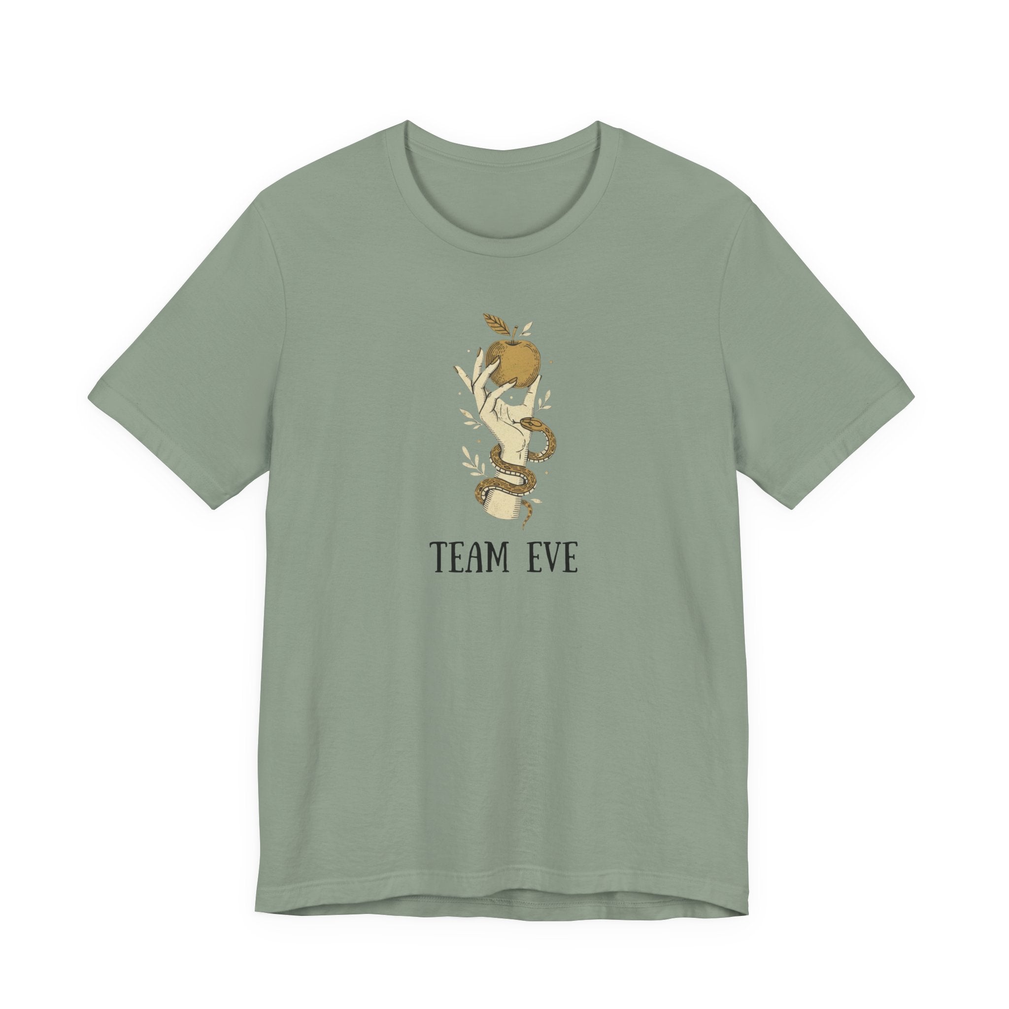 Team Eve Shirt, Funny Feminist Graphic Tee Women, Adam and Eve Gift, Witchy Snake Apple T-Shirt, Garden of Eden Tee