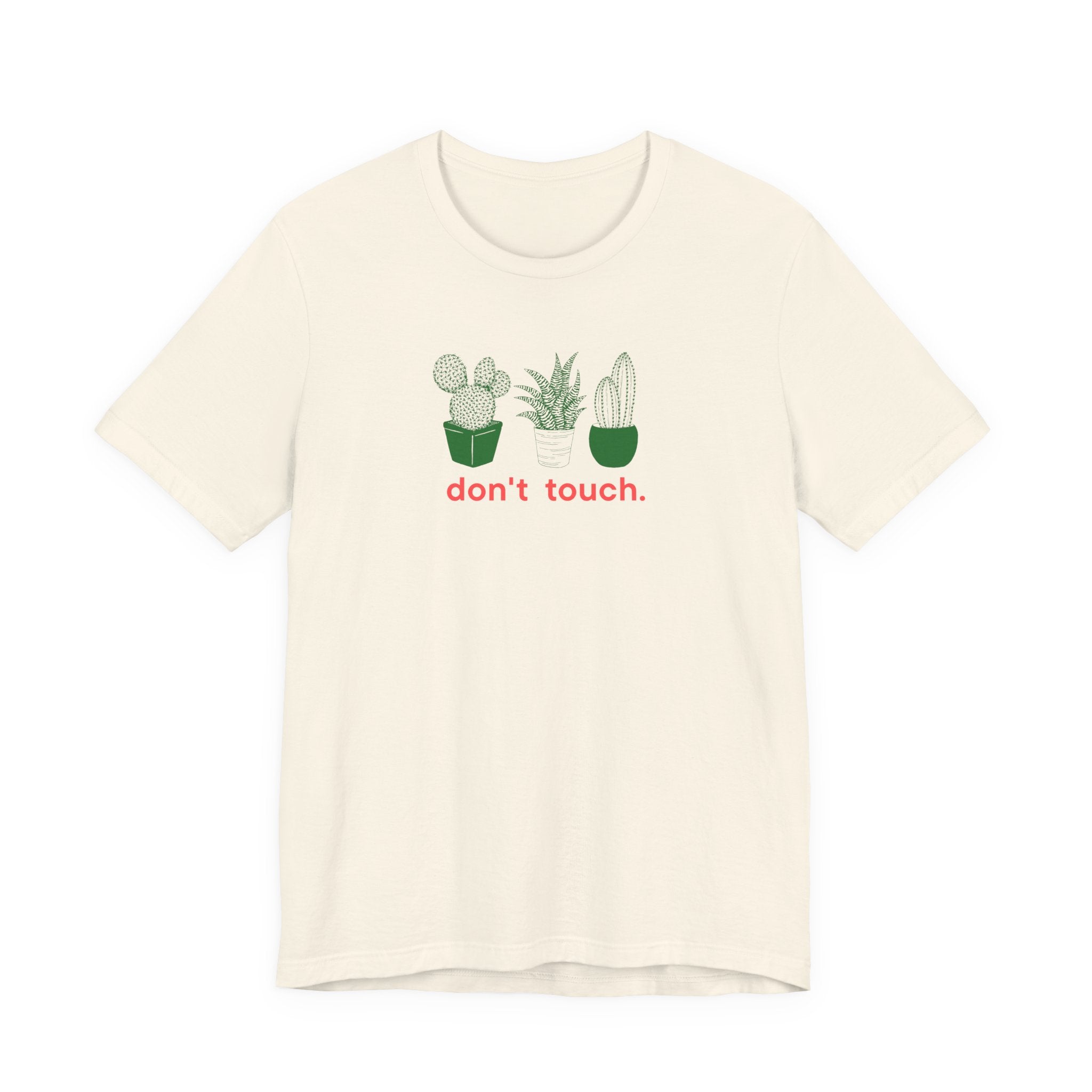 Don't Touch Shirt, Funny Cactus Plant Graphic Tee Women, Sassy Gift for Her, Introvert T-Shirt, Plant Lover Tee