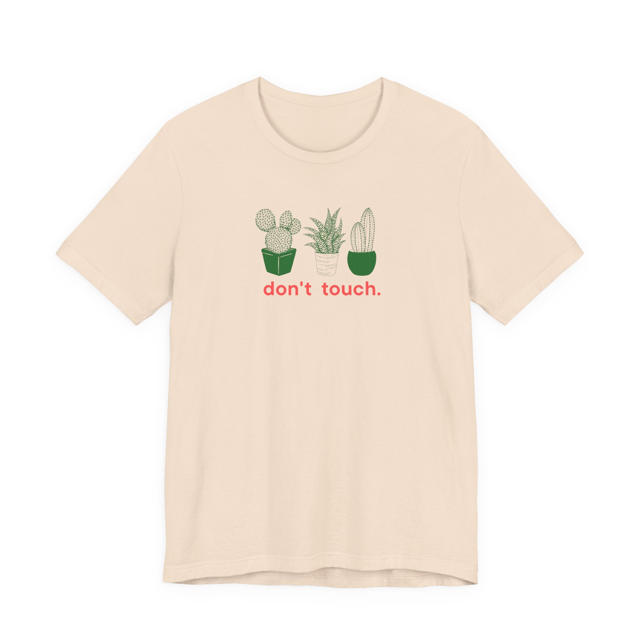 Don't Touch Shirt, Funny Cactus Plant Graphic Tee Women, Sassy Gift for Her, Introvert T-Shirt, Plant Lover Tee