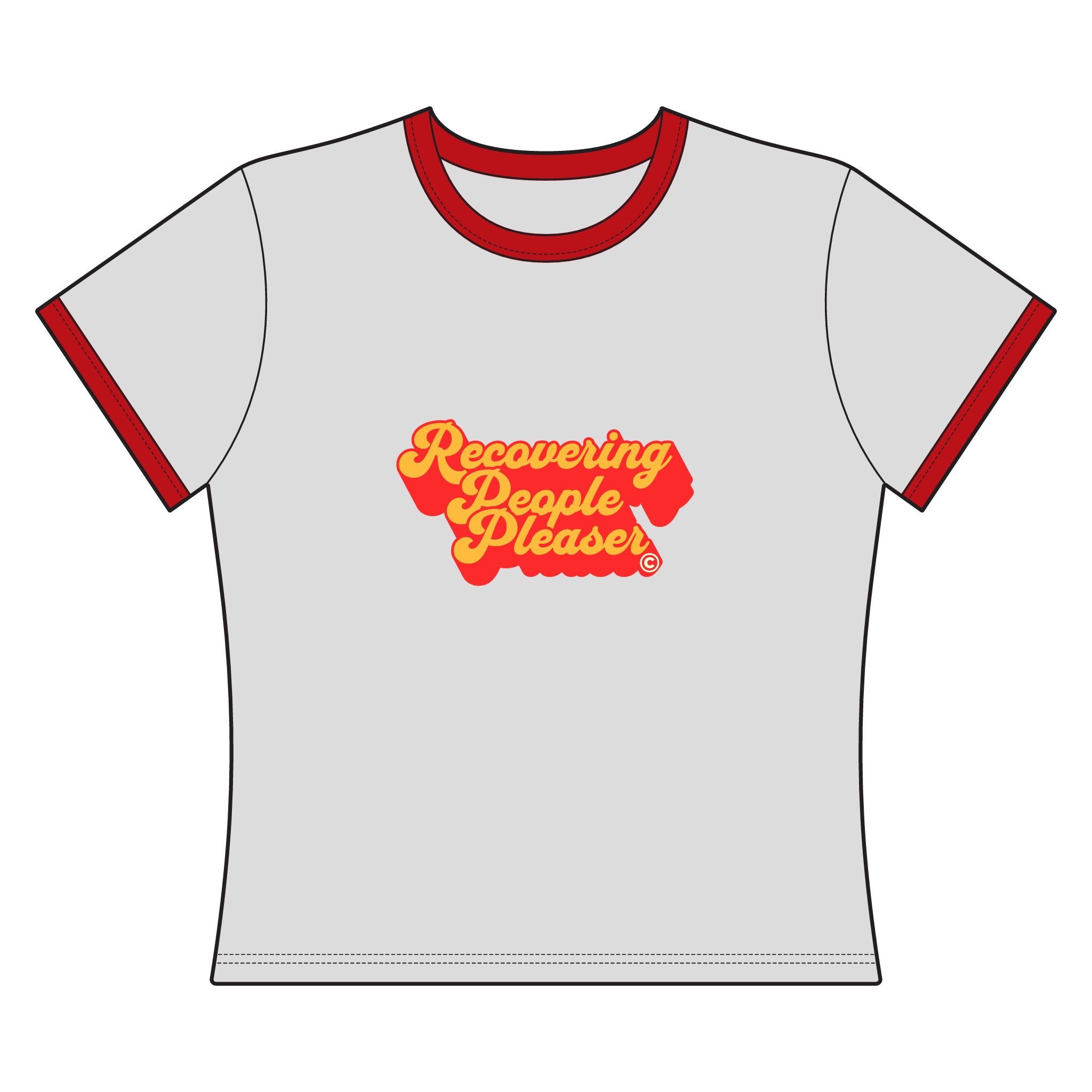Recovering People Pleaser Ringer Tee