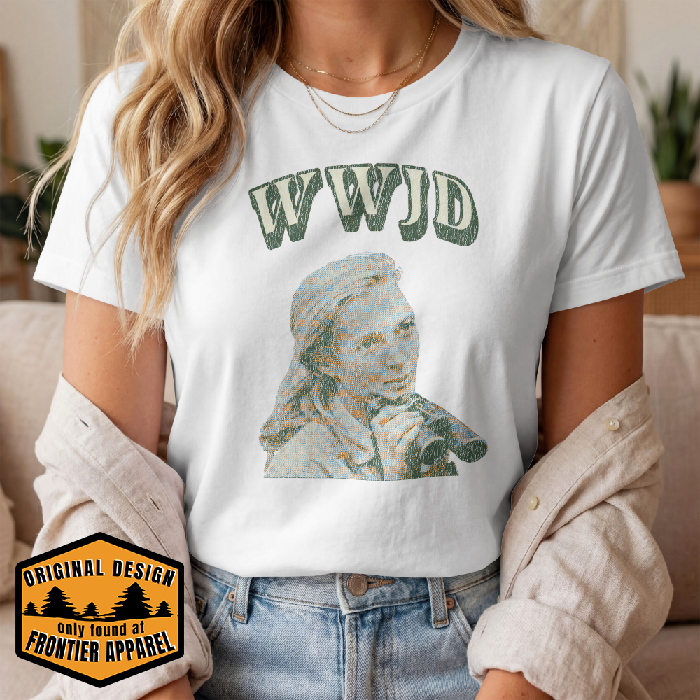 WWJD Retro Portrait T-Shirt