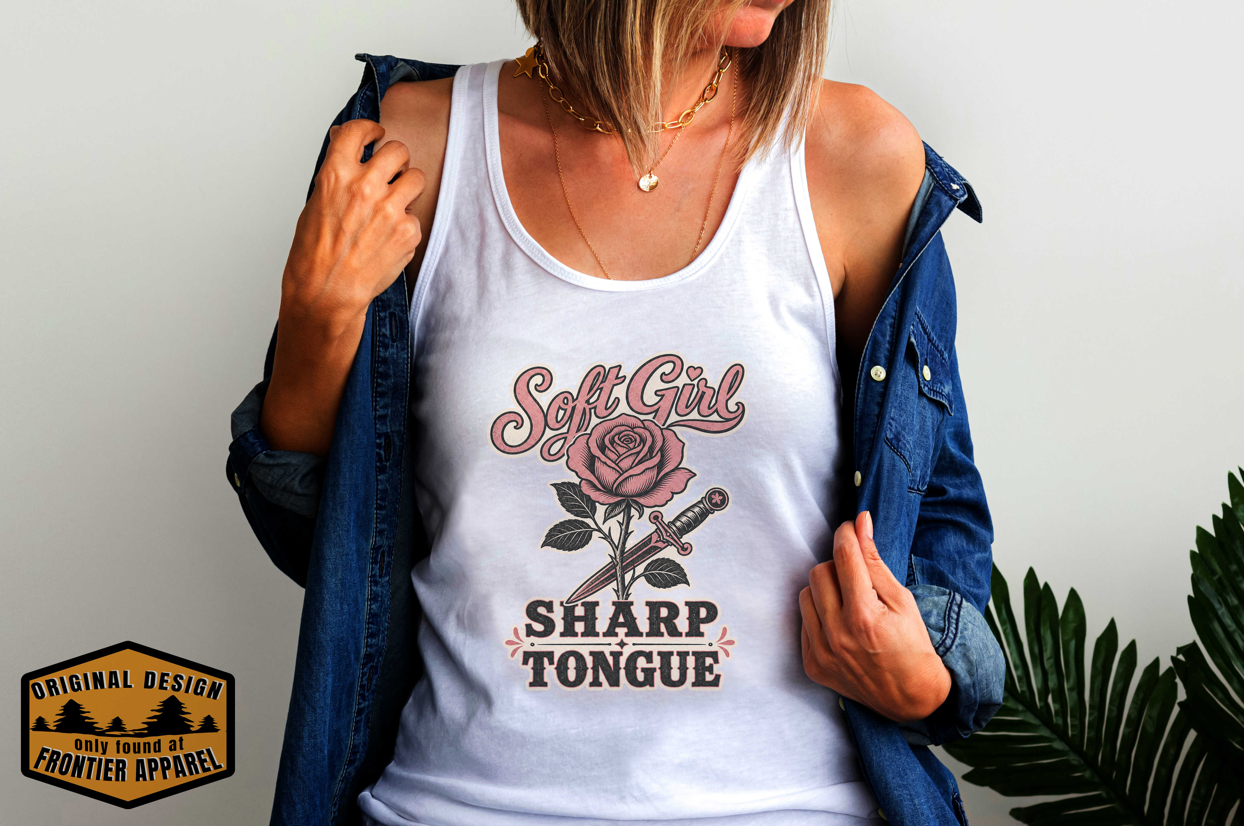 Soft Girl, Sharp Tongue Tank Top
