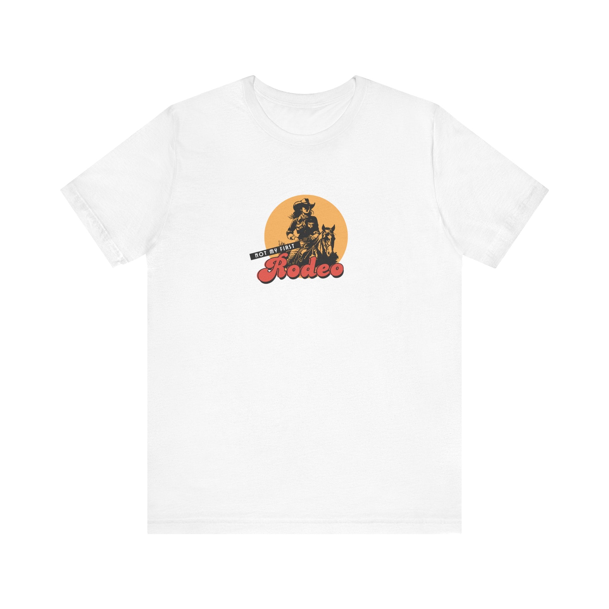 Not My First Rodeo Shirt, Retro Cowgirl Graphic Tee Women, Western Gift for Her, Country T-Shirt, Sassy Cowgirl Tee