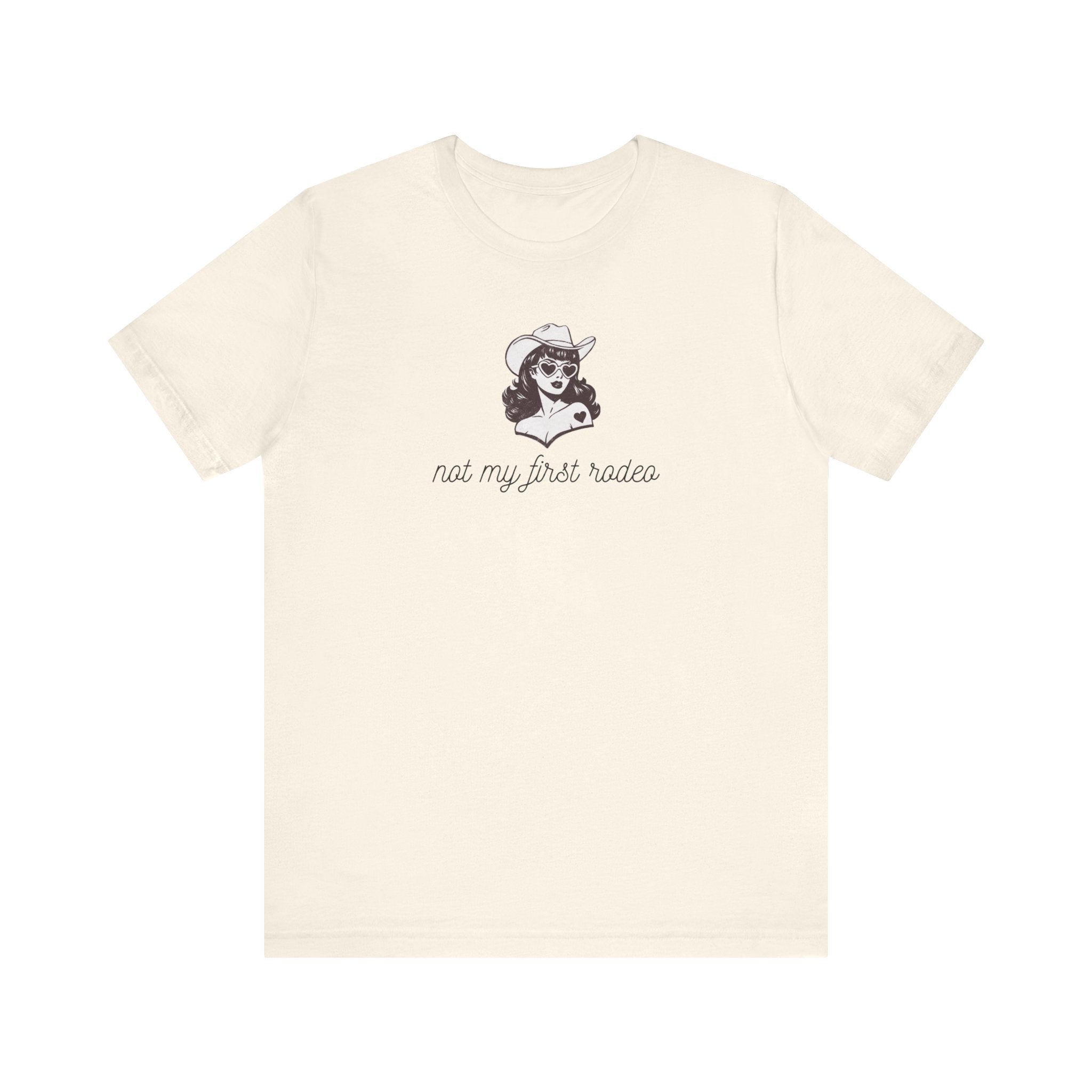Not My First Rodeo Shirt, Retro Cowgirl Graphic Tee Women, Western Gift for Her, Country T-Shirt, Sassy Cowgirl Tee