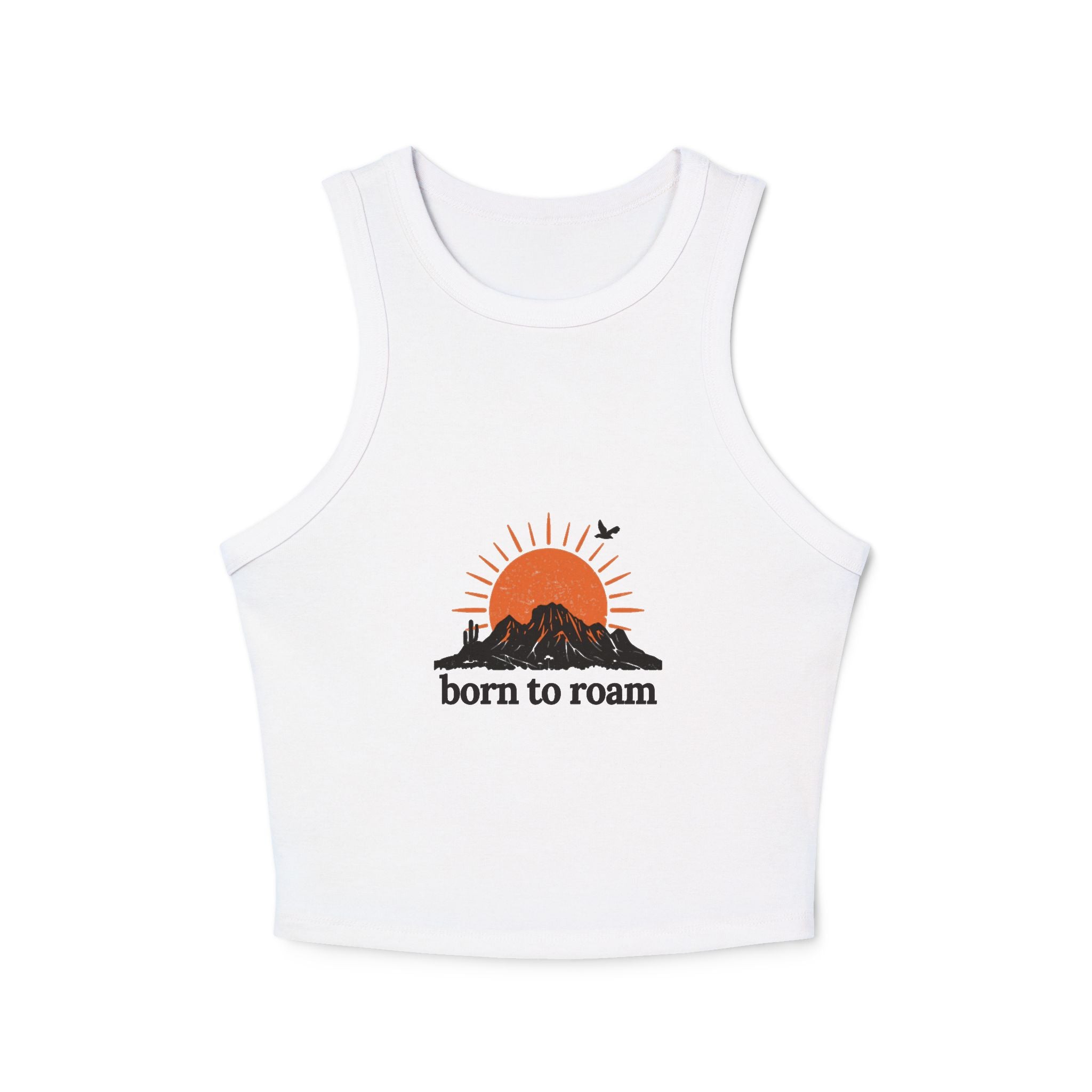 Born to Roam sunset mountain tank