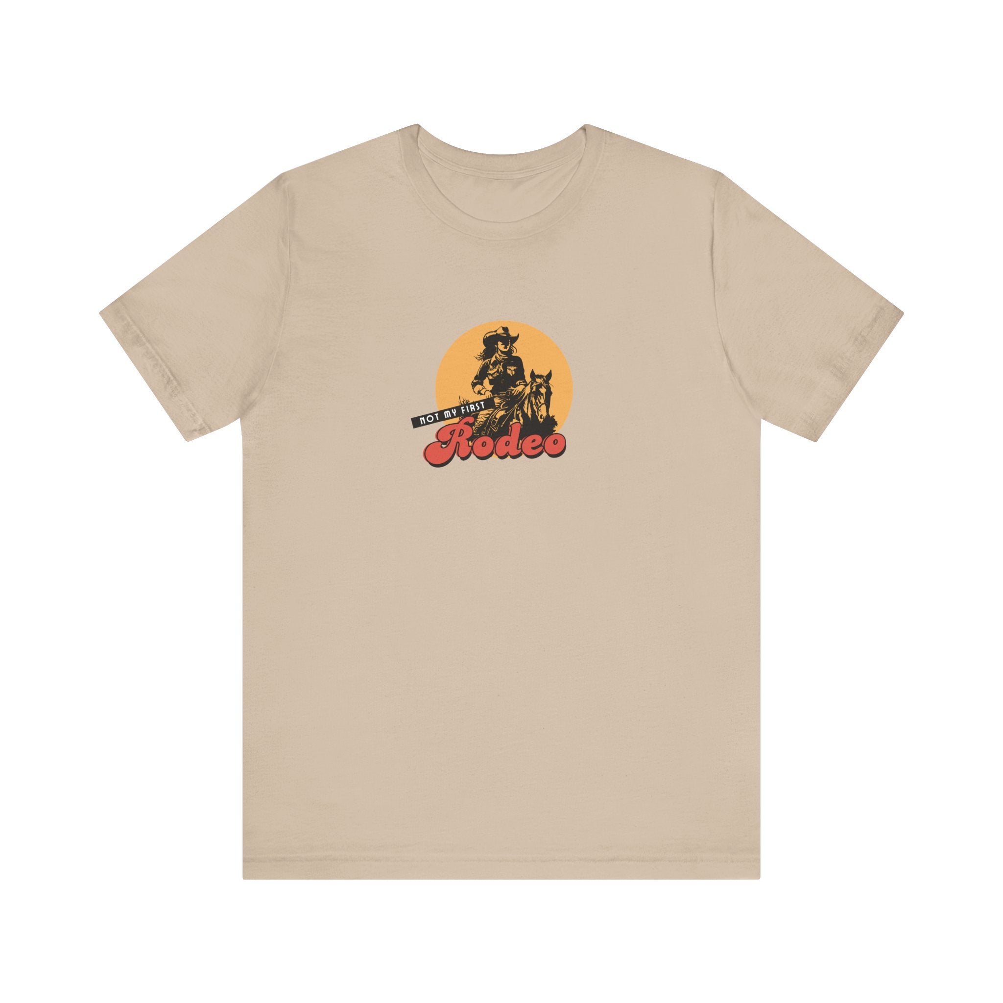 Not My First Rodeo Shirt, Retro Cowgirl Graphic Tee Women, Western Gift for Her, Country T-Shirt, Sassy Cowgirl Tee