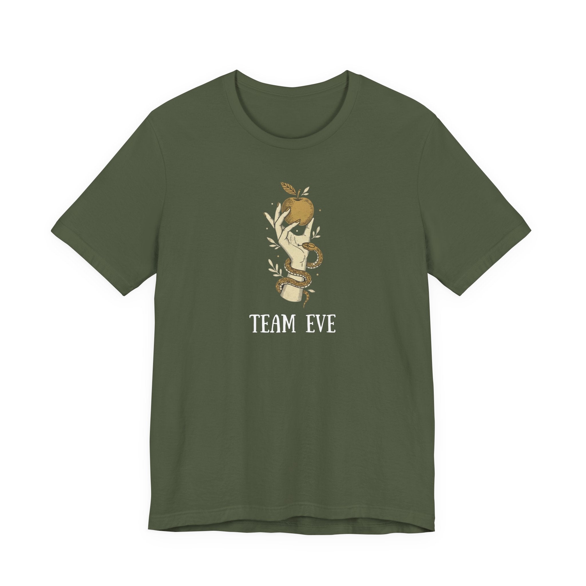 Team Eve Shirt, Funny Feminist Graphic Tee Women, Adam and Eve Gift, Witchy Snake Apple T-Shirt, Garden of Eden Tee