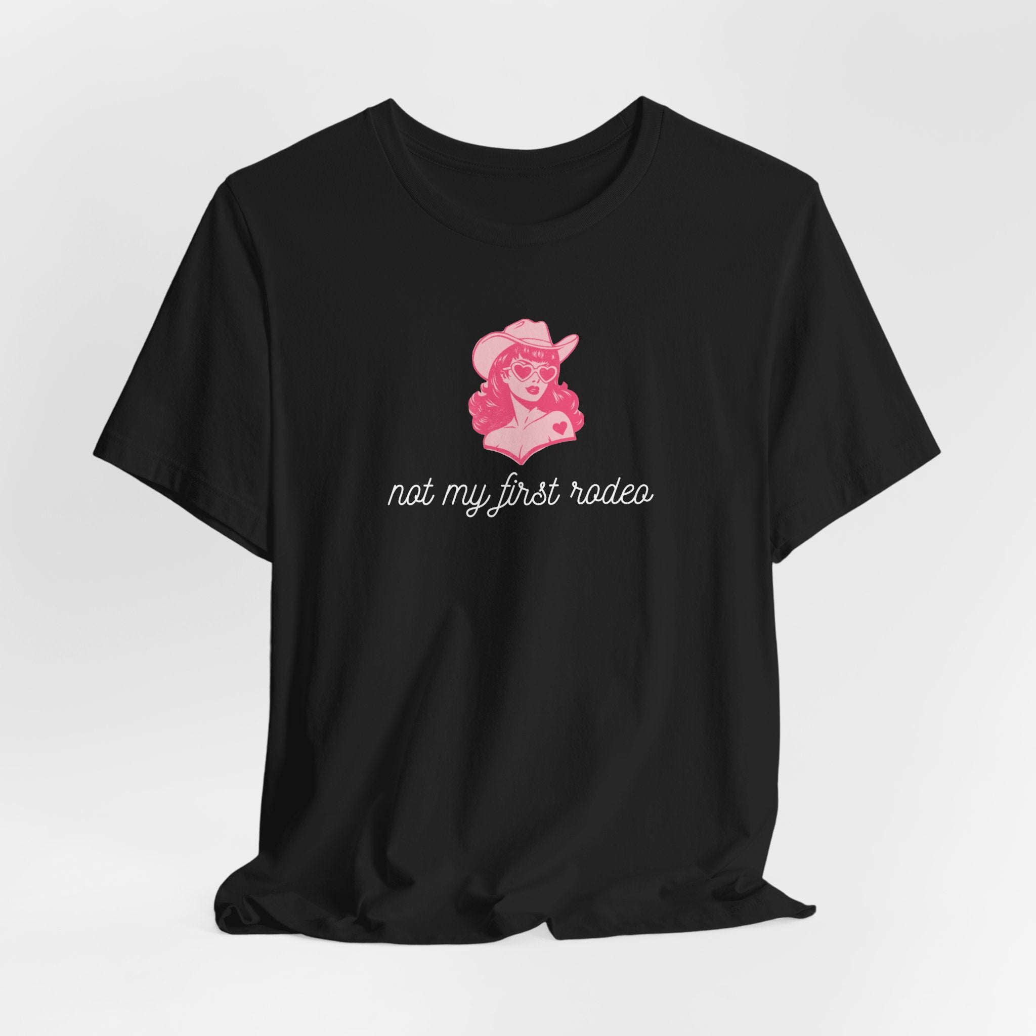 Not My First Rodeo Shirt, Retro Cowgirl Graphic Tee Women, Western Gift for Her, Country T-Shirt, Sassy Cowgirl Tee