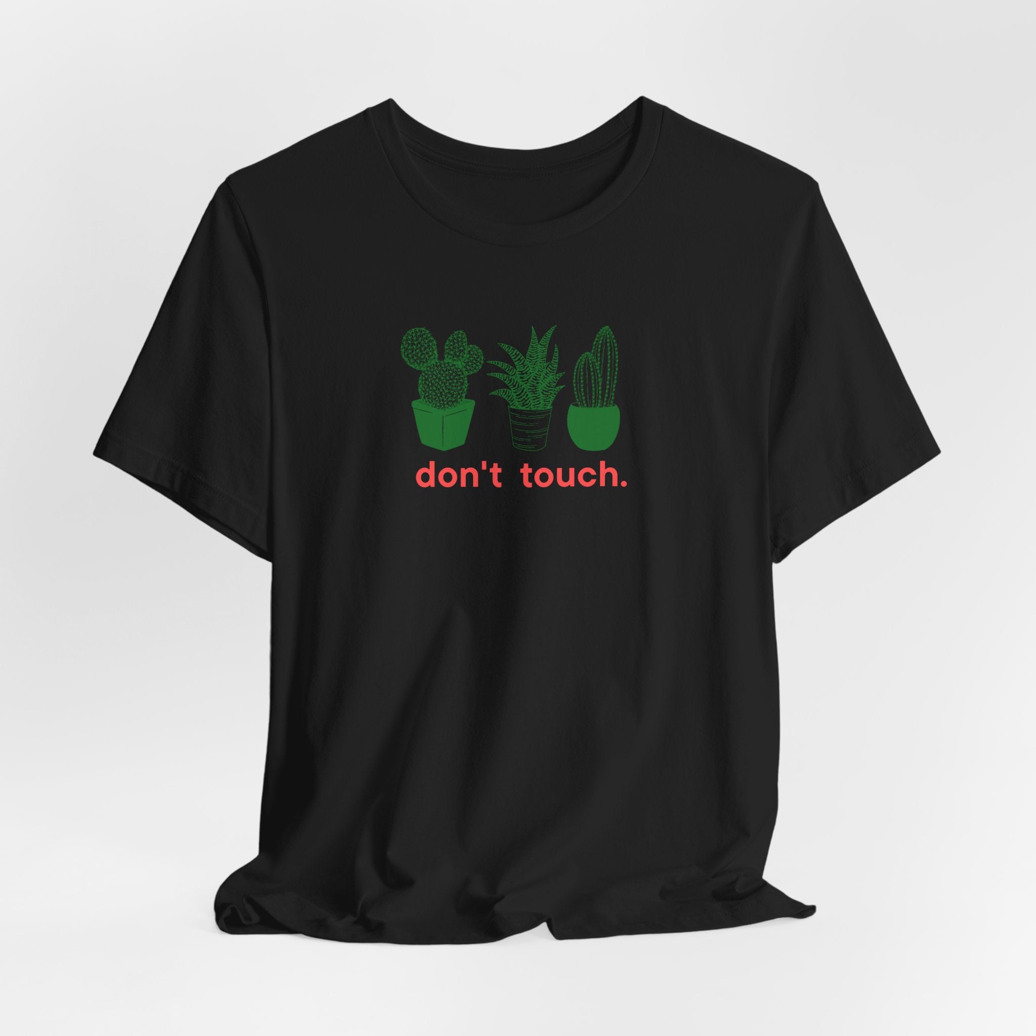 Don't Touch Shirt, Funny Cactus Plant Graphic Tee Women, Sassy Gift for Her, Introvert T-Shirt, Plant Lover Tee