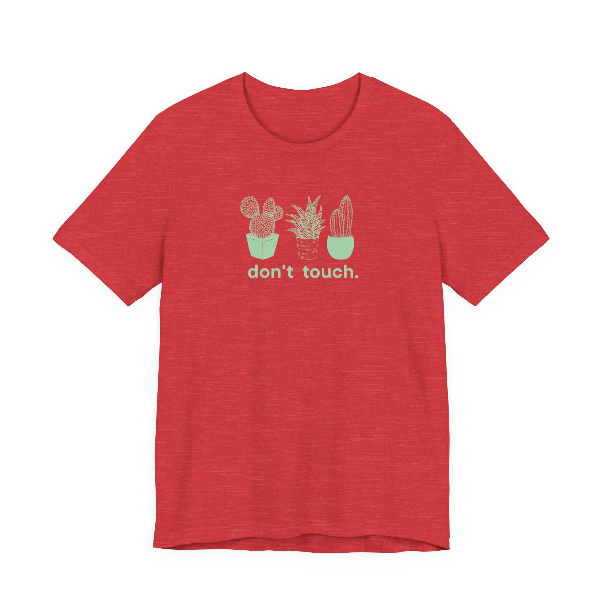 Don't Touch Shirt, Funny Cactus Plant Graphic Tee Women, Sassy Gift for Her, Introvert T-Shirt, Plant Lover Tee