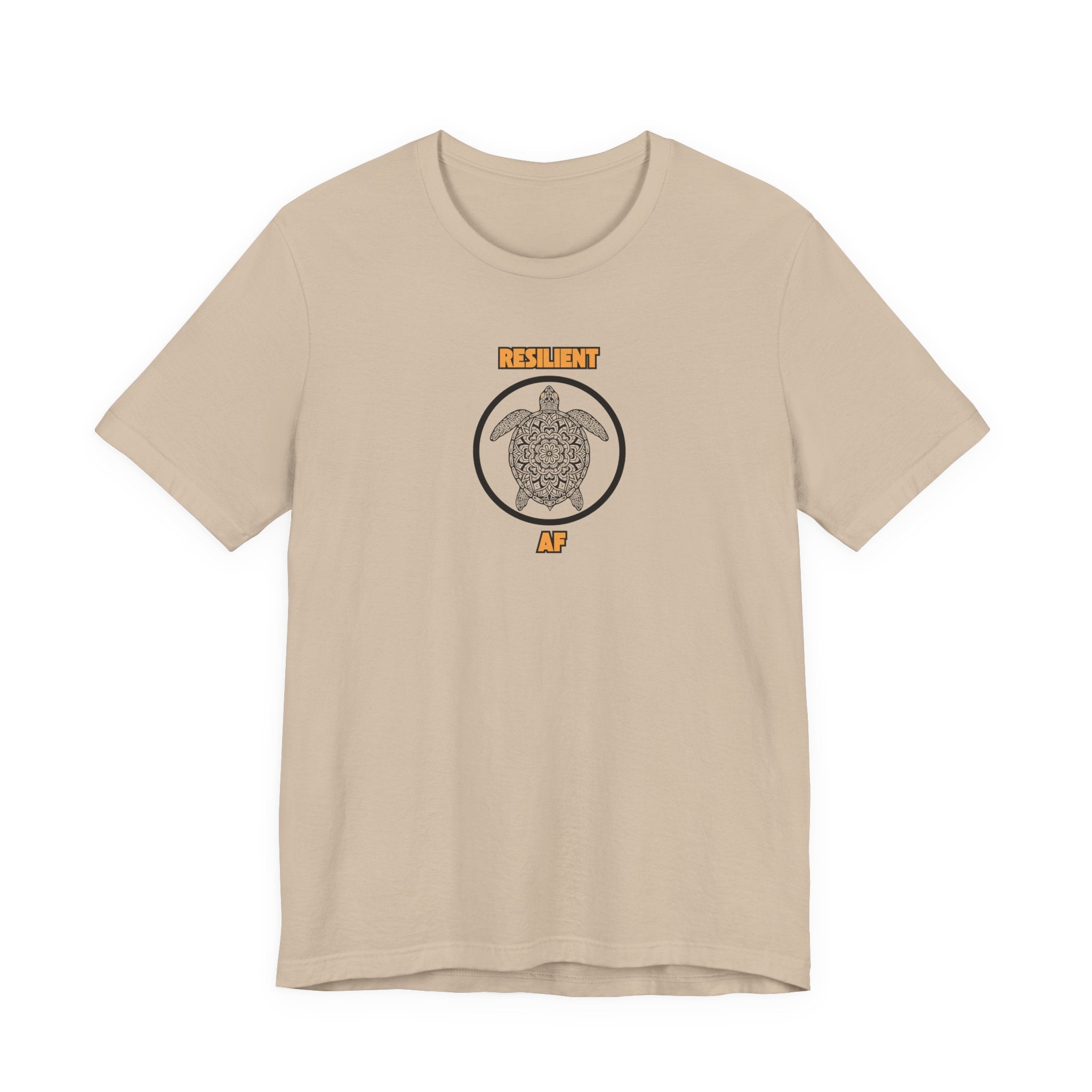 Resilient AF Shirt, Turtle Graphic Tee Women, Resilience Gift for Her, Strong Woman T-Shirt, Empowerment Tee
