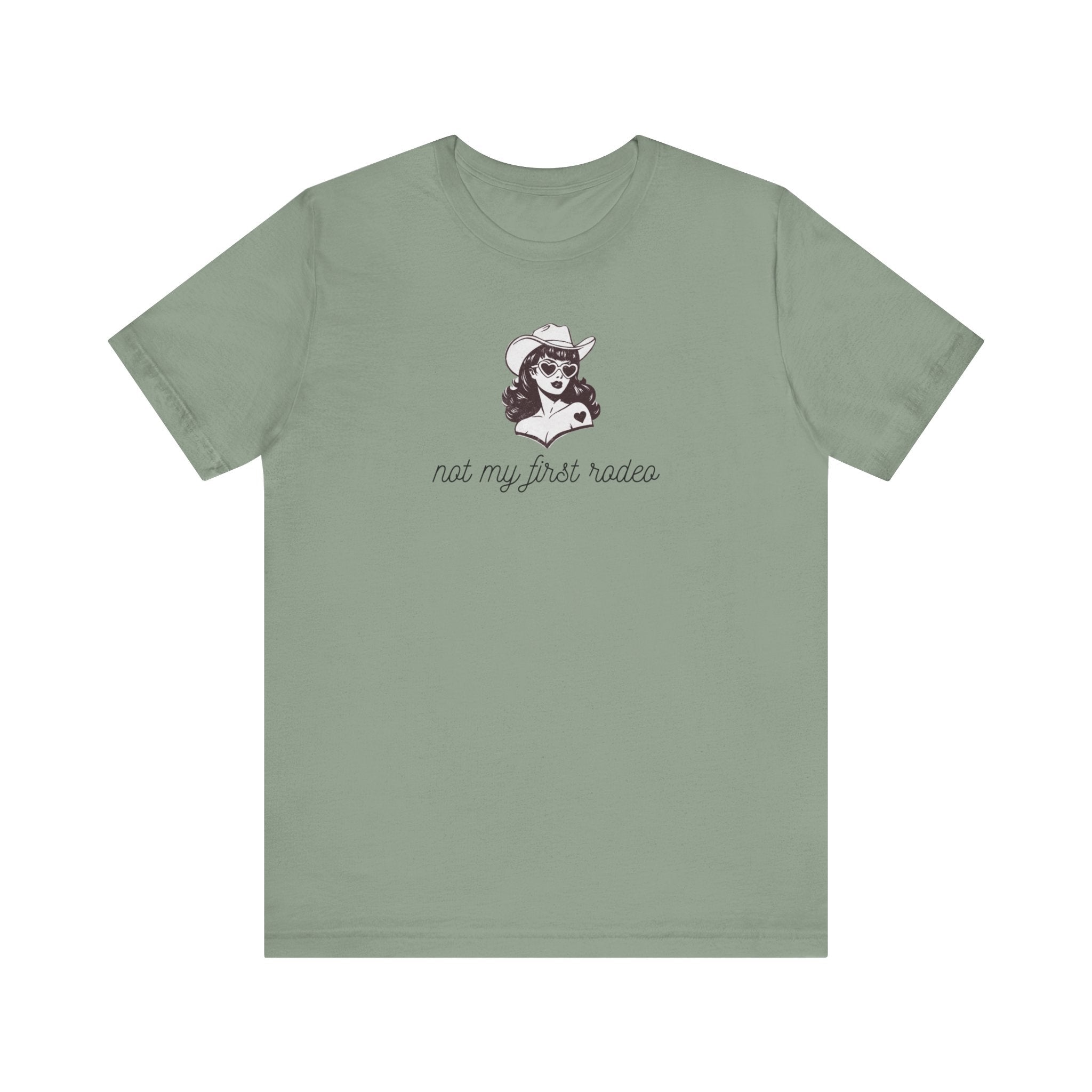 Not My First Rodeo Shirt, Retro Cowgirl Graphic Tee Women, Western Gift for Her, Country T-Shirt, Sassy Cowgirl Tee