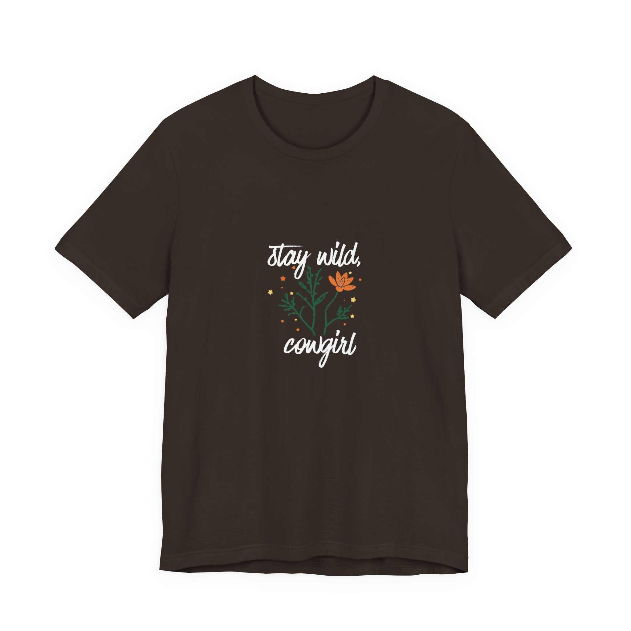 Stay Wild Cowgirl Shirt, Retro Western Graphic Tee Women, Boho Cowgirl Gift, Wildflower T-Shirt, Country Statement Tee