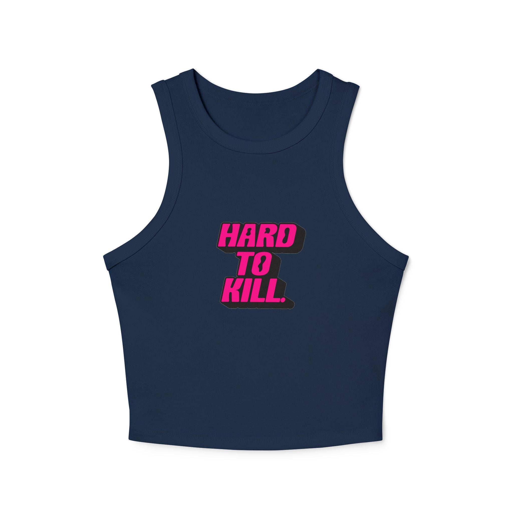 Hard To Kill Tank Top (Pink on Black)