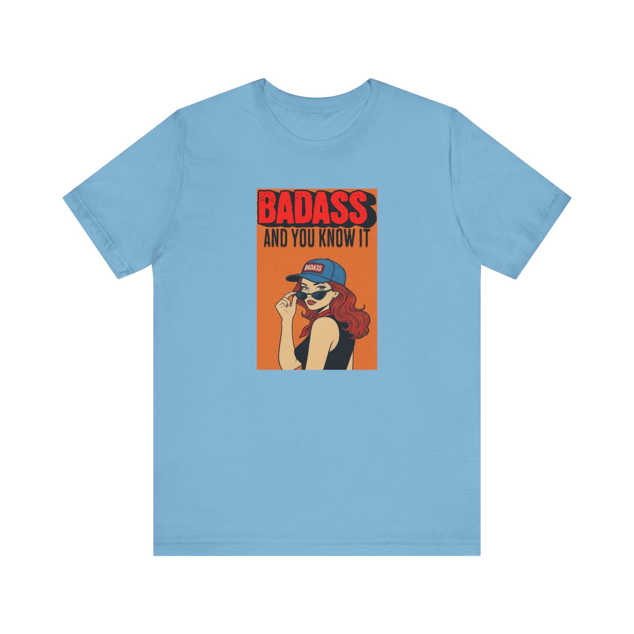 Badass And You Know It Shirt, Retro Pop Art Comic Tee Women, Sassy Cowgirl Gift for Her, Funny Confident T-Shirt