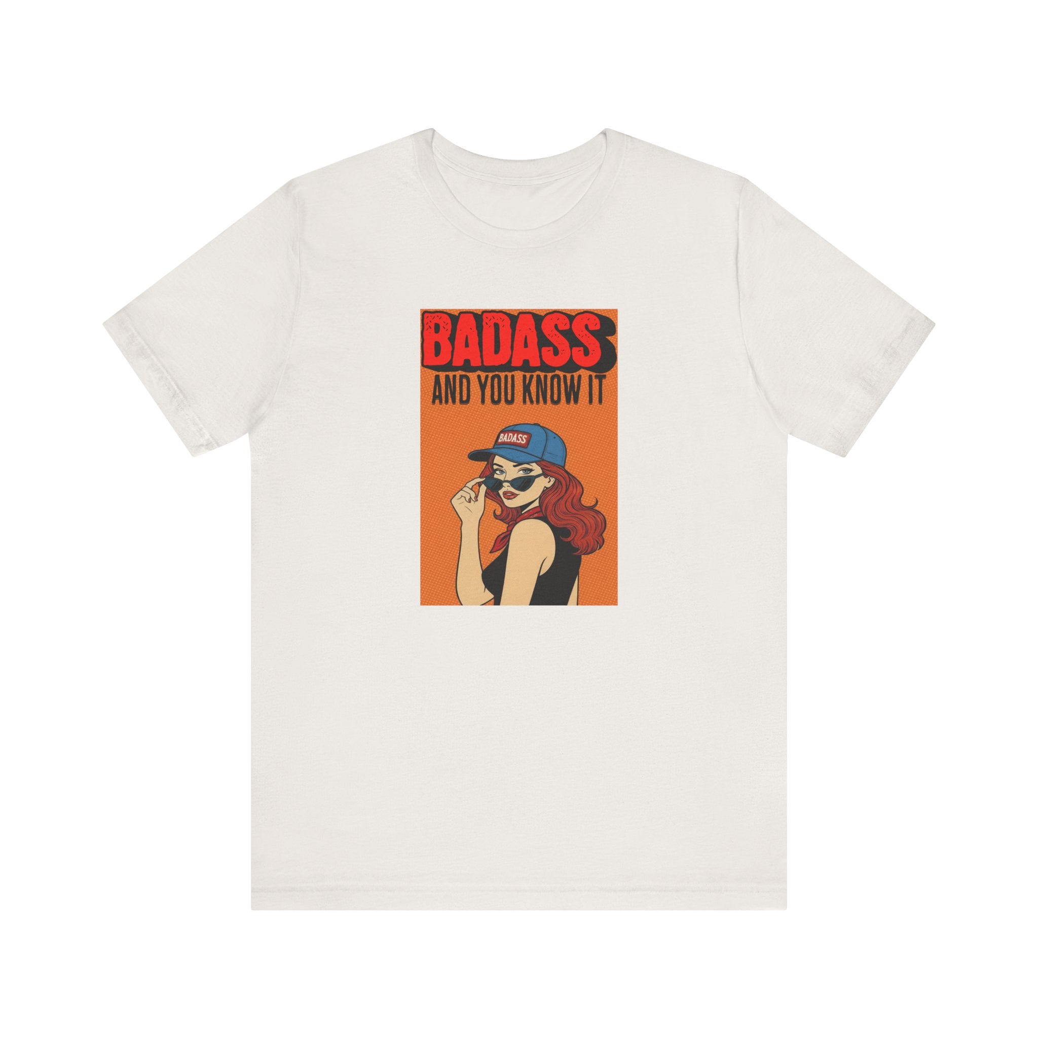 Badass And You Know It Shirt, Retro Pop Art Comic Tee Women, Sassy Cowgirl Gift for Her, Funny Confident T-Shirt
