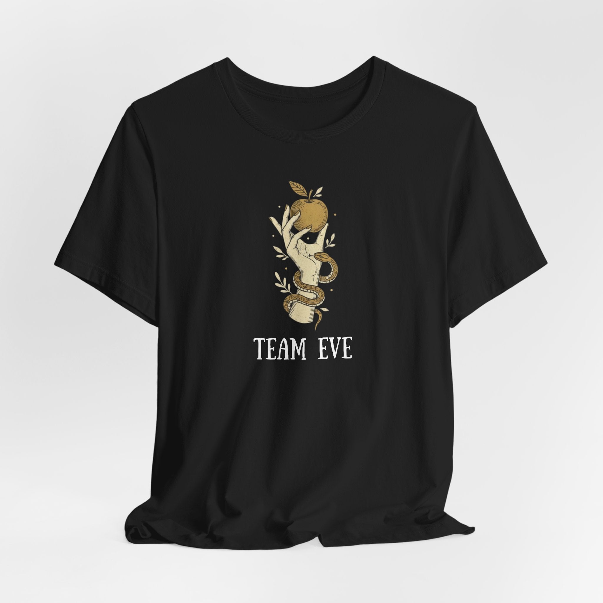 Team Eve Shirt, Funny Feminist Graphic Tee Women, Adam and Eve Gift, Witchy Snake Apple T-Shirt, Garden of Eden Tee