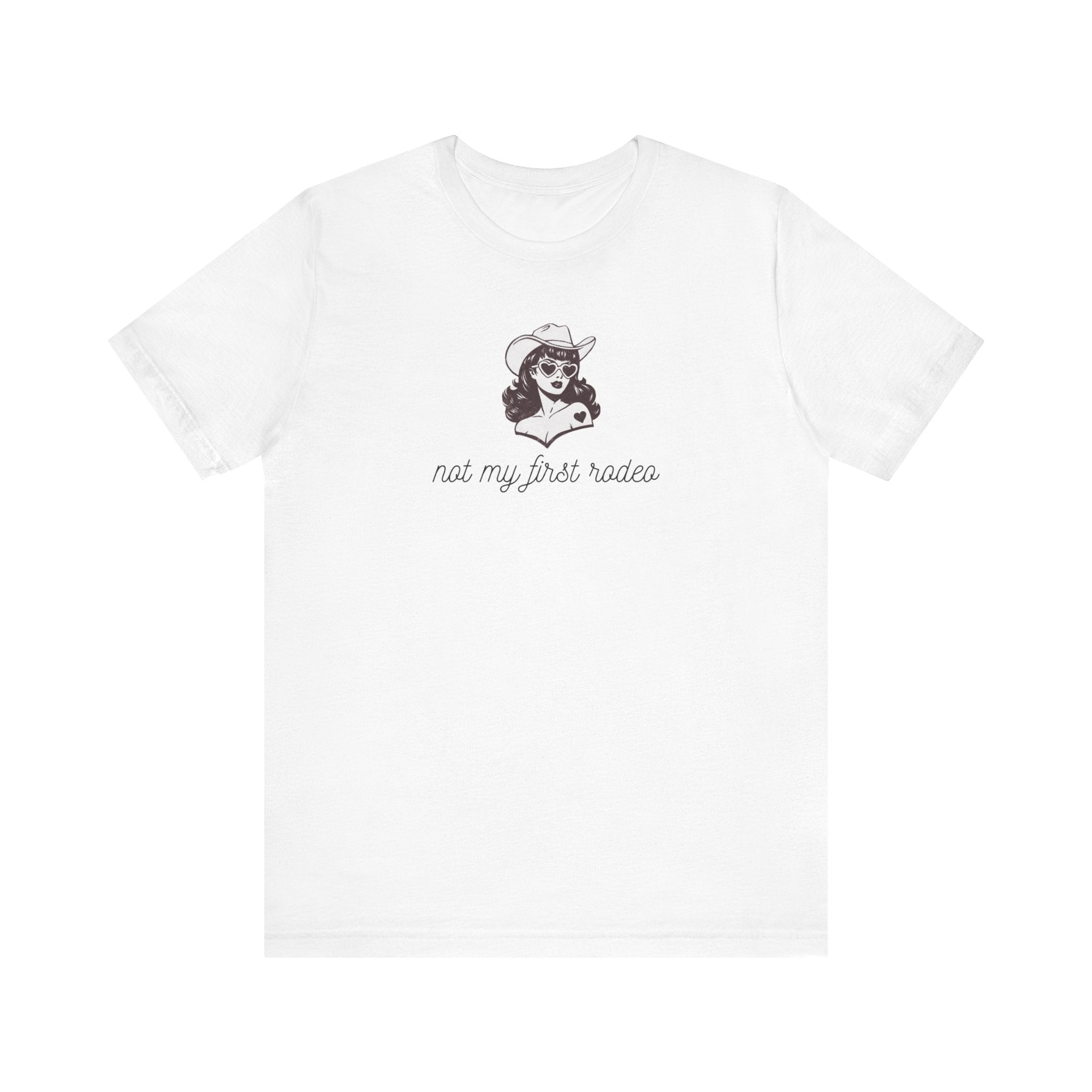Not My First Rodeo Shirt, Retro Cowgirl Graphic Tee Women, Western Gift for Her, Country T-Shirt, Sassy Cowgirl Tee