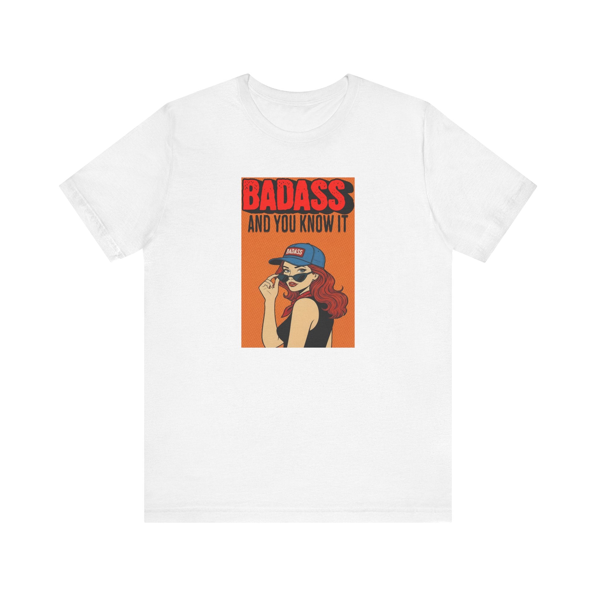Badass And You Know It Shirt, Retro Pop Art Comic Tee Women, Sassy Cowgirl Gift for Her, Funny Confident T-Shirt