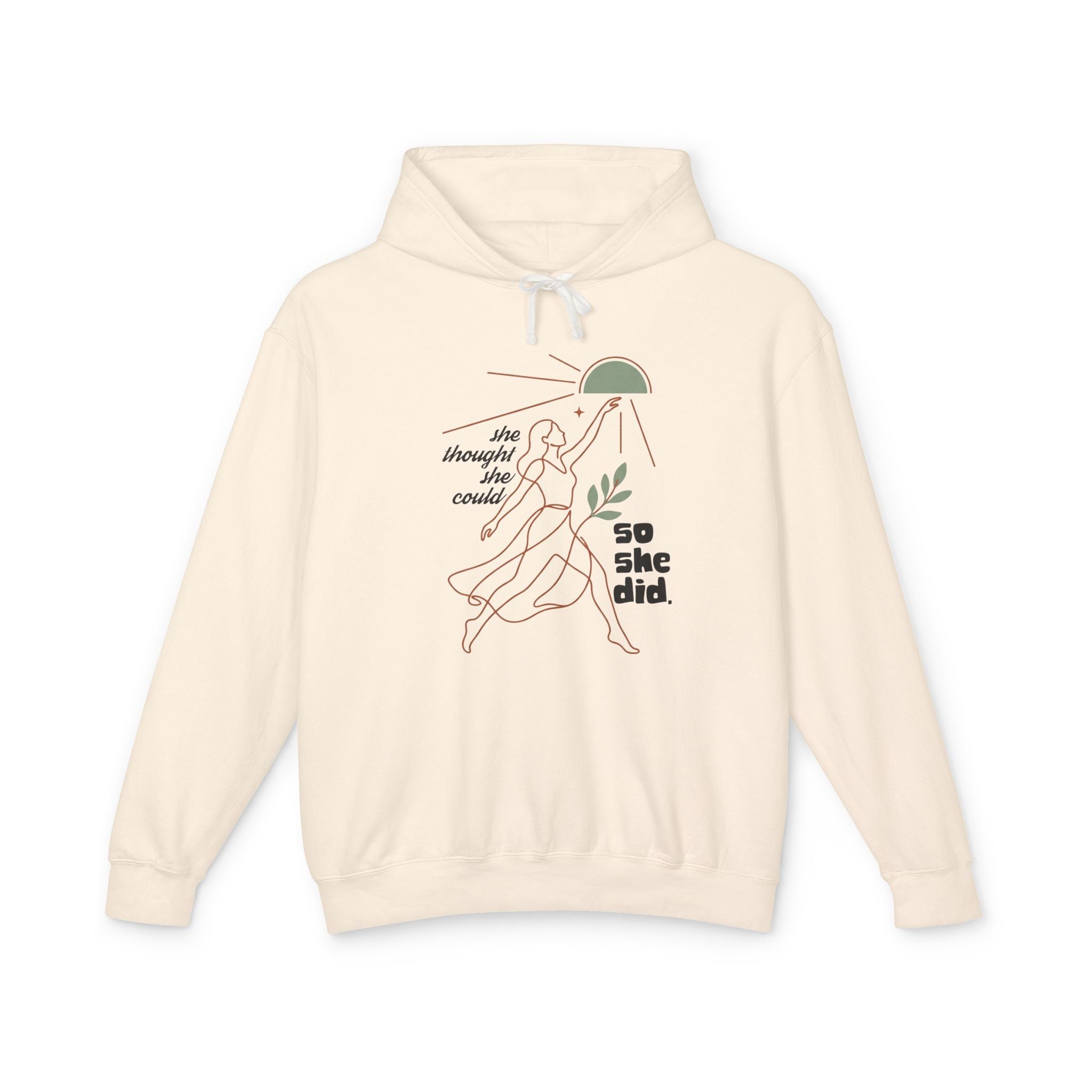 She Thought She Could, So She Did Hoodie